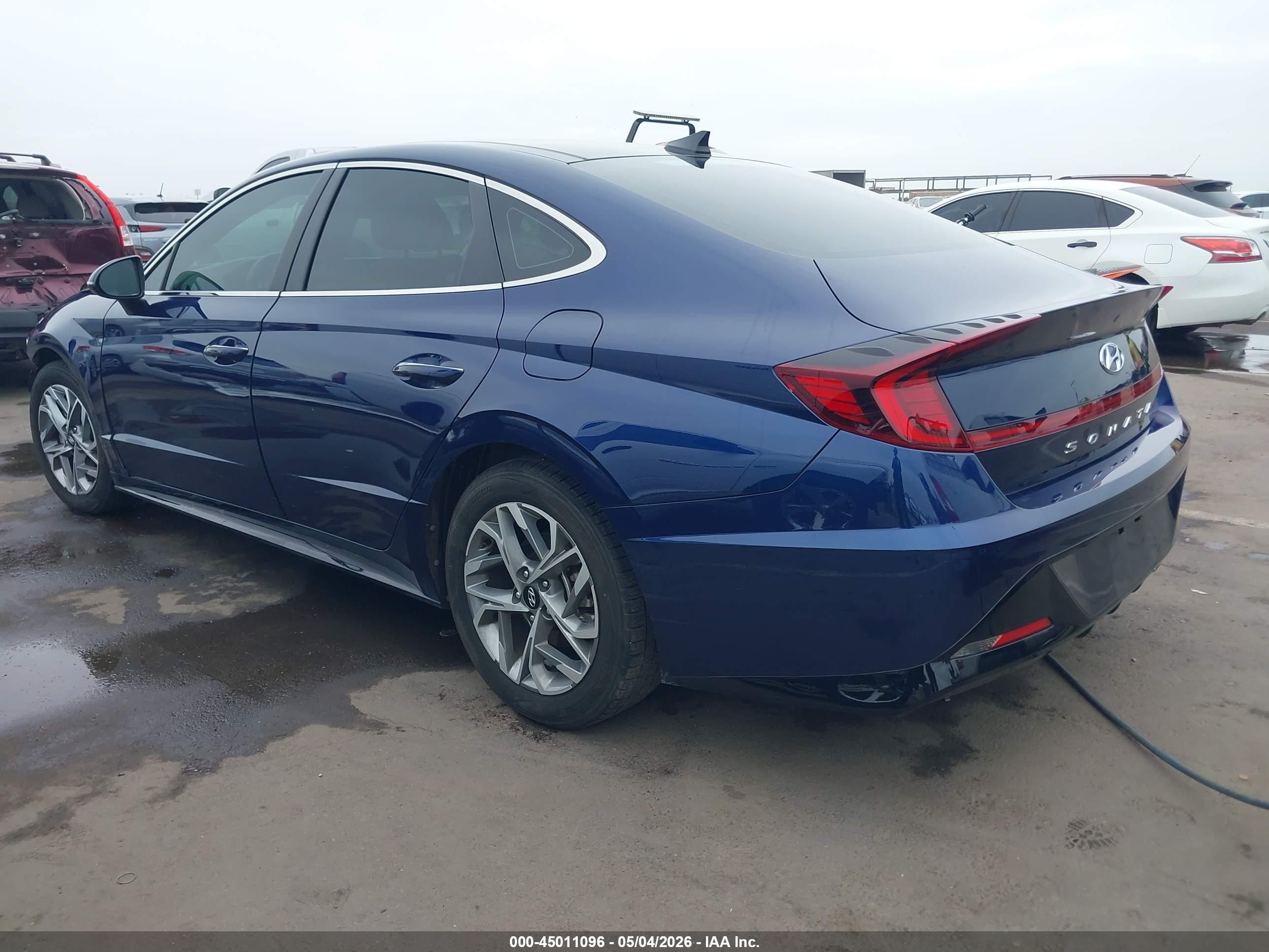 2020 Hyundai Sonata Sel Blue vin: 5NPEF4JA3LH040034