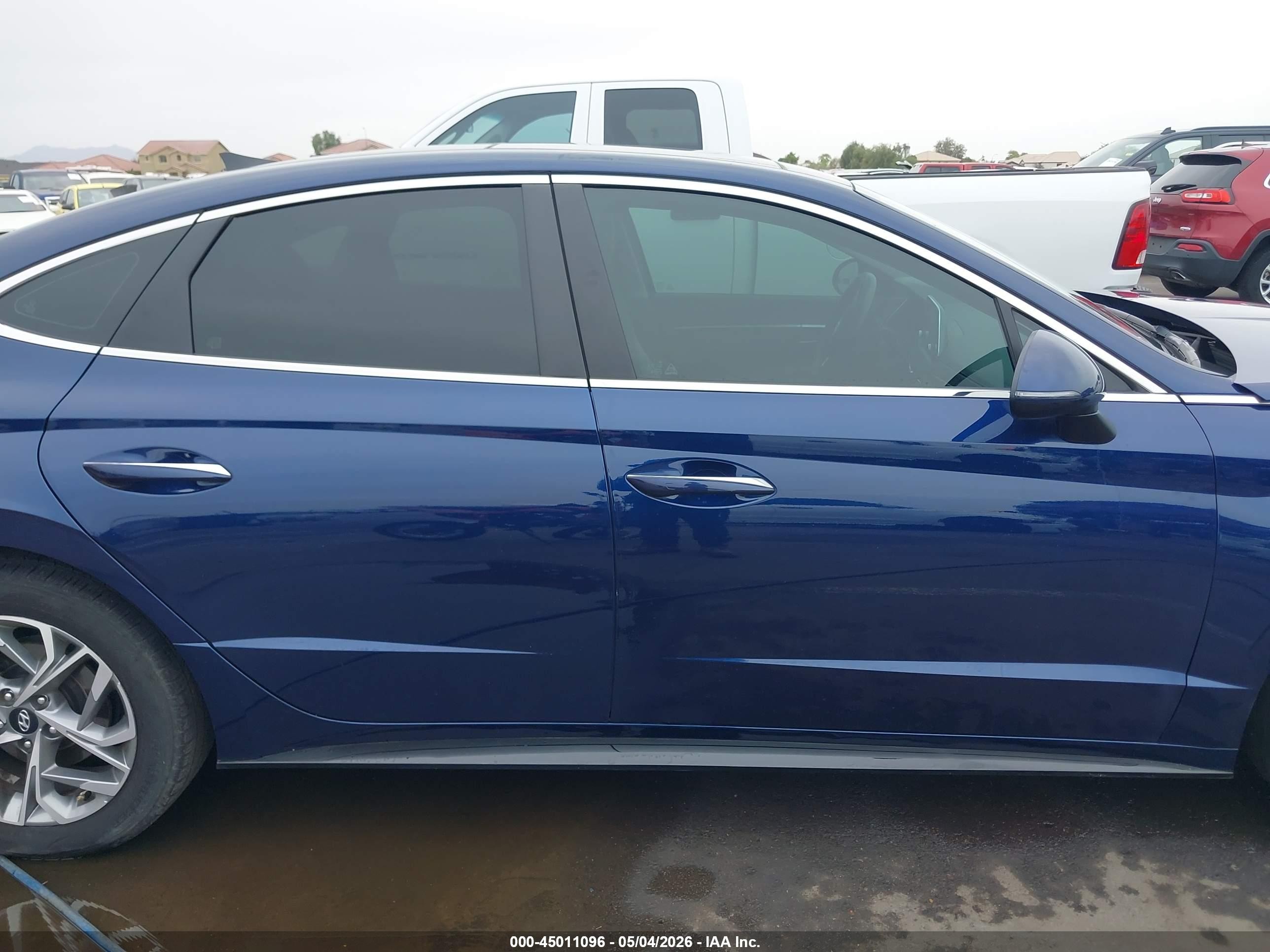 2020 Hyundai Sonata Sel Blue vin: 5NPEF4JA3LH040034