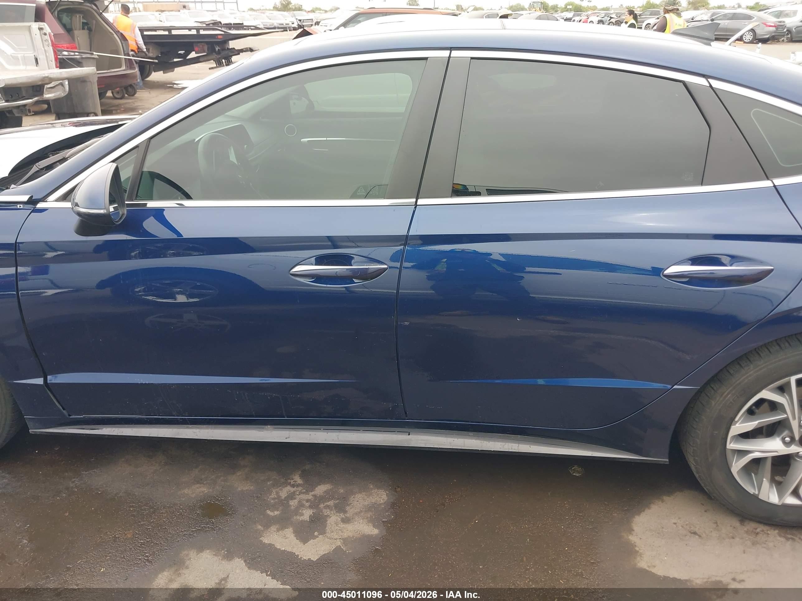 2020 Hyundai Sonata Sel Blue vin: 5NPEF4JA3LH040034