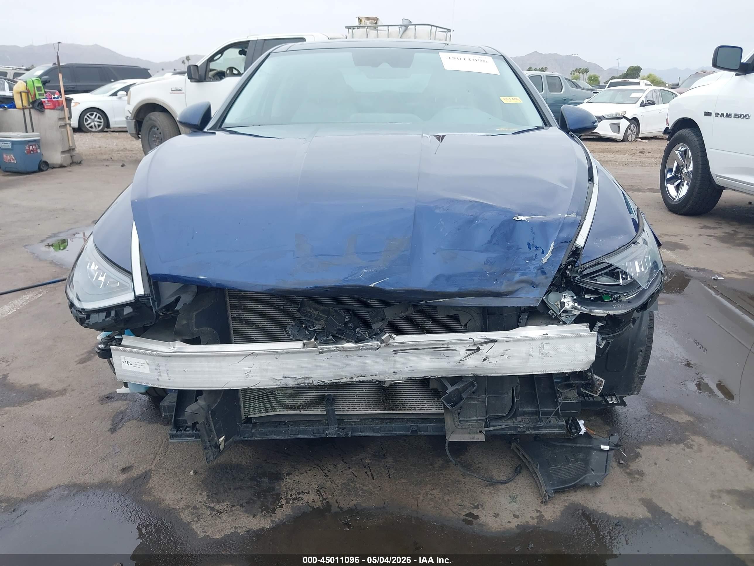 2020 Hyundai Sonata Sel Blue vin: 5NPEF4JA3LH040034