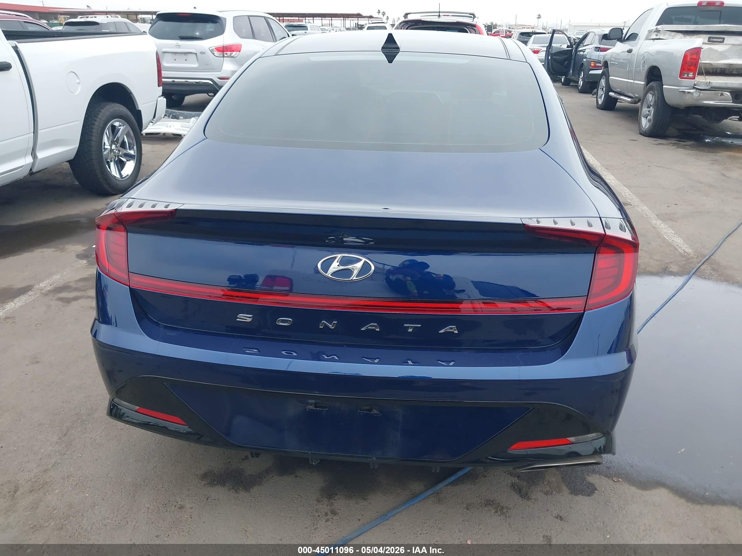 2020 Hyundai Sonata Sel Blue vin: 5NPEF4JA3LH040034