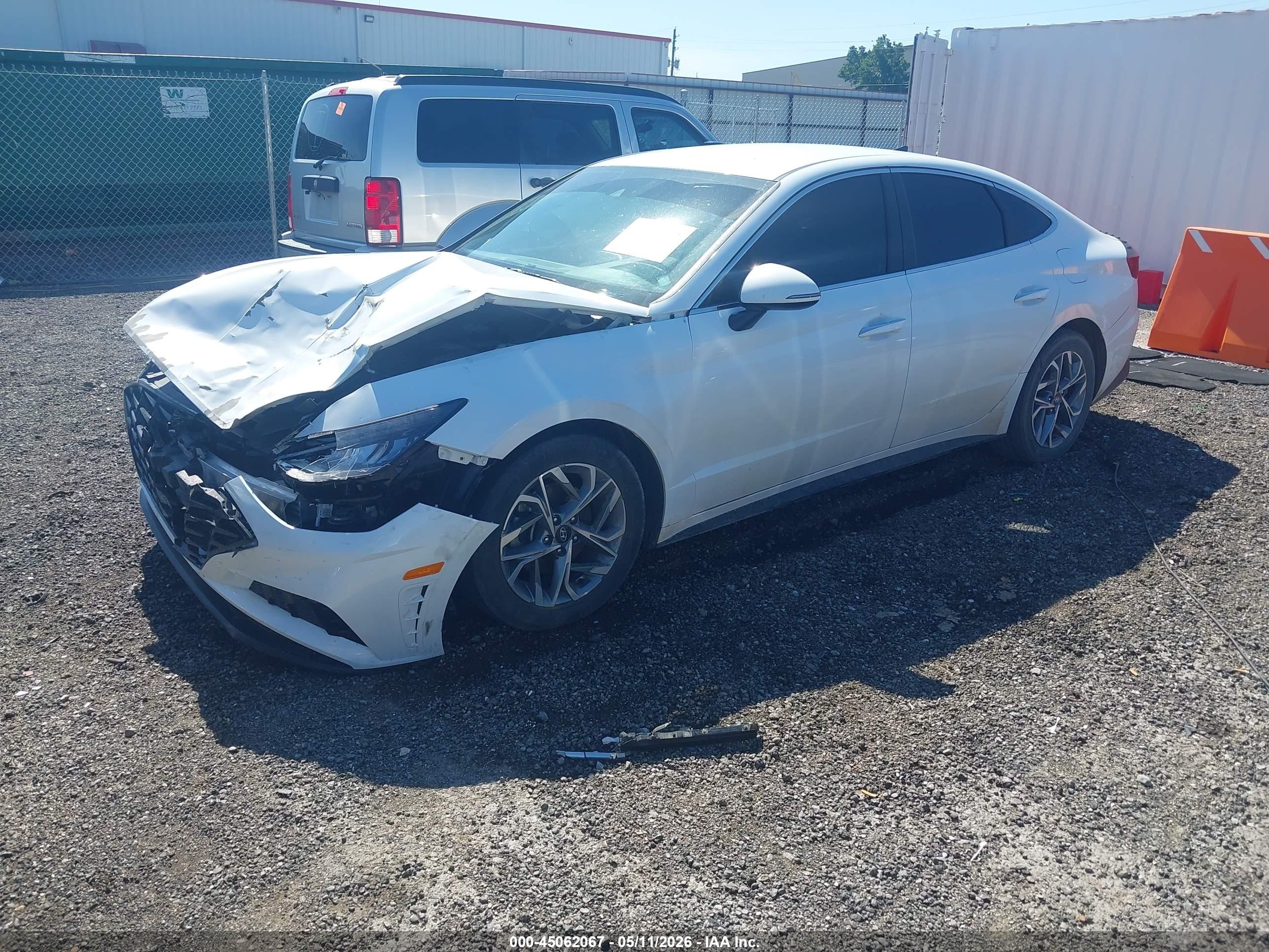 2020 Hyundai Sonata Sel White vin: 5NPEF4JA4LH002750