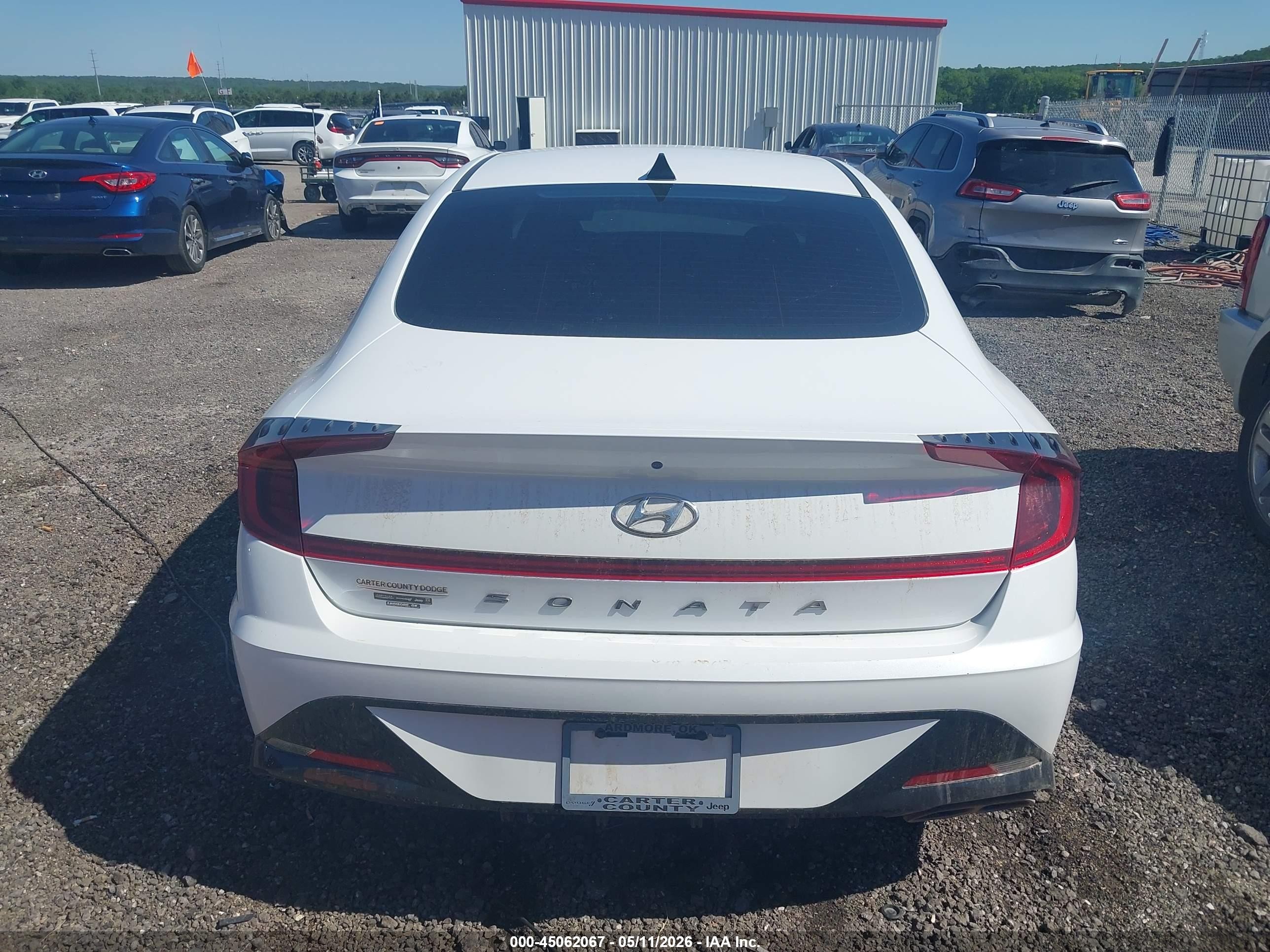 2020 Hyundai Sonata Sel White vin: 5NPEF4JA4LH002750
