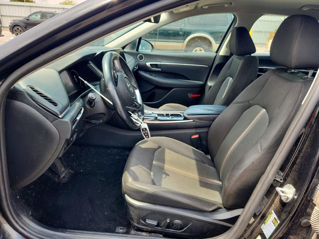 2020 Hyundai Sonata Sel Черный vin: 5NPEF4JA4LH038096