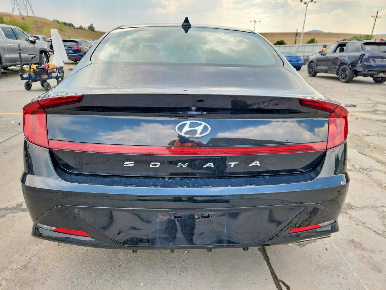 2020 Hyundai Sonata Sel Черный vin: 5NPEF4JA4LH038096