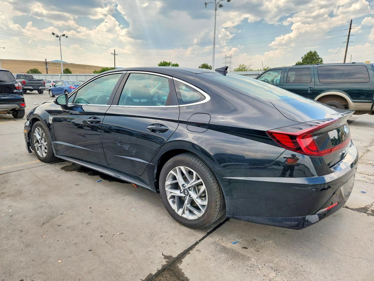 2020 Hyundai Sonata Sel Черный vin: 5NPEF4JA4LH038096