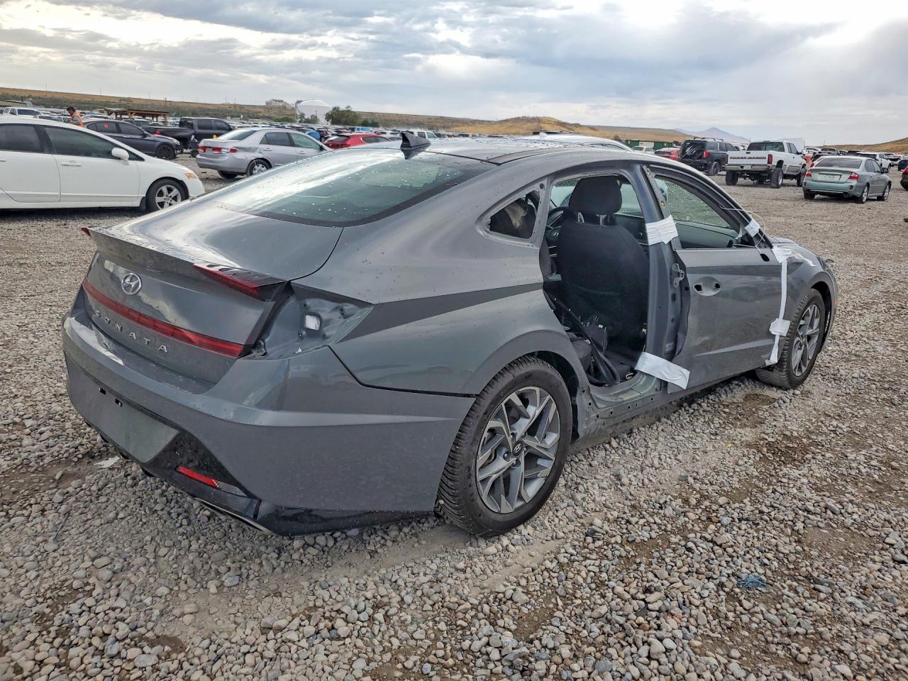 2021 Hyundai Sonata Sel Угольный vin: 5NPEF4JA4MH063937