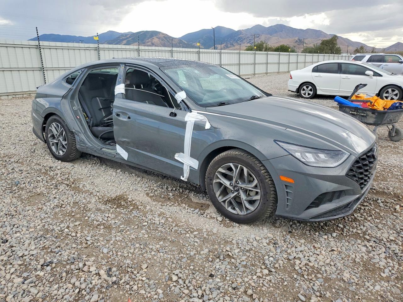 2021 Hyundai Sonata Sel Угольный vin: 5NPEF4JA4MH063937