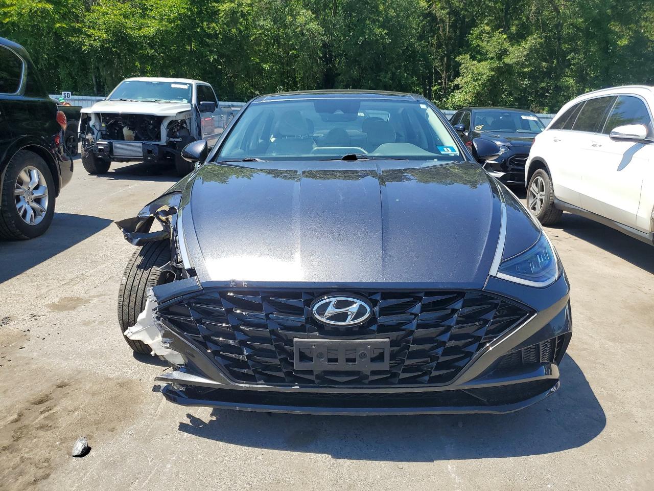 2020 Hyundai Sonata Sel Серый vin: 5NPEF4JA6LH023499