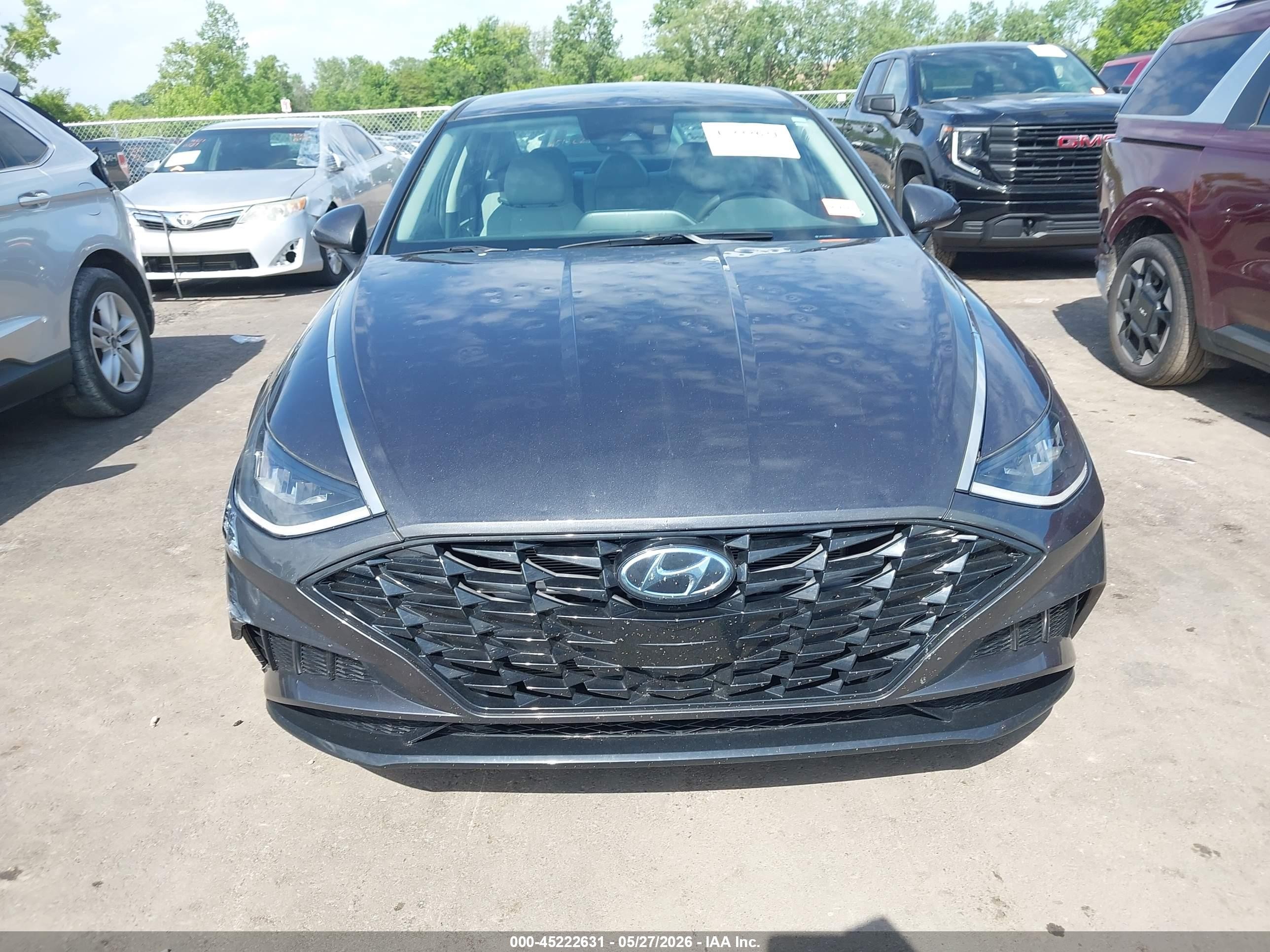 2020 Hyundai Sonata Sel Серый vin: 5NPEF4JA8LH010575