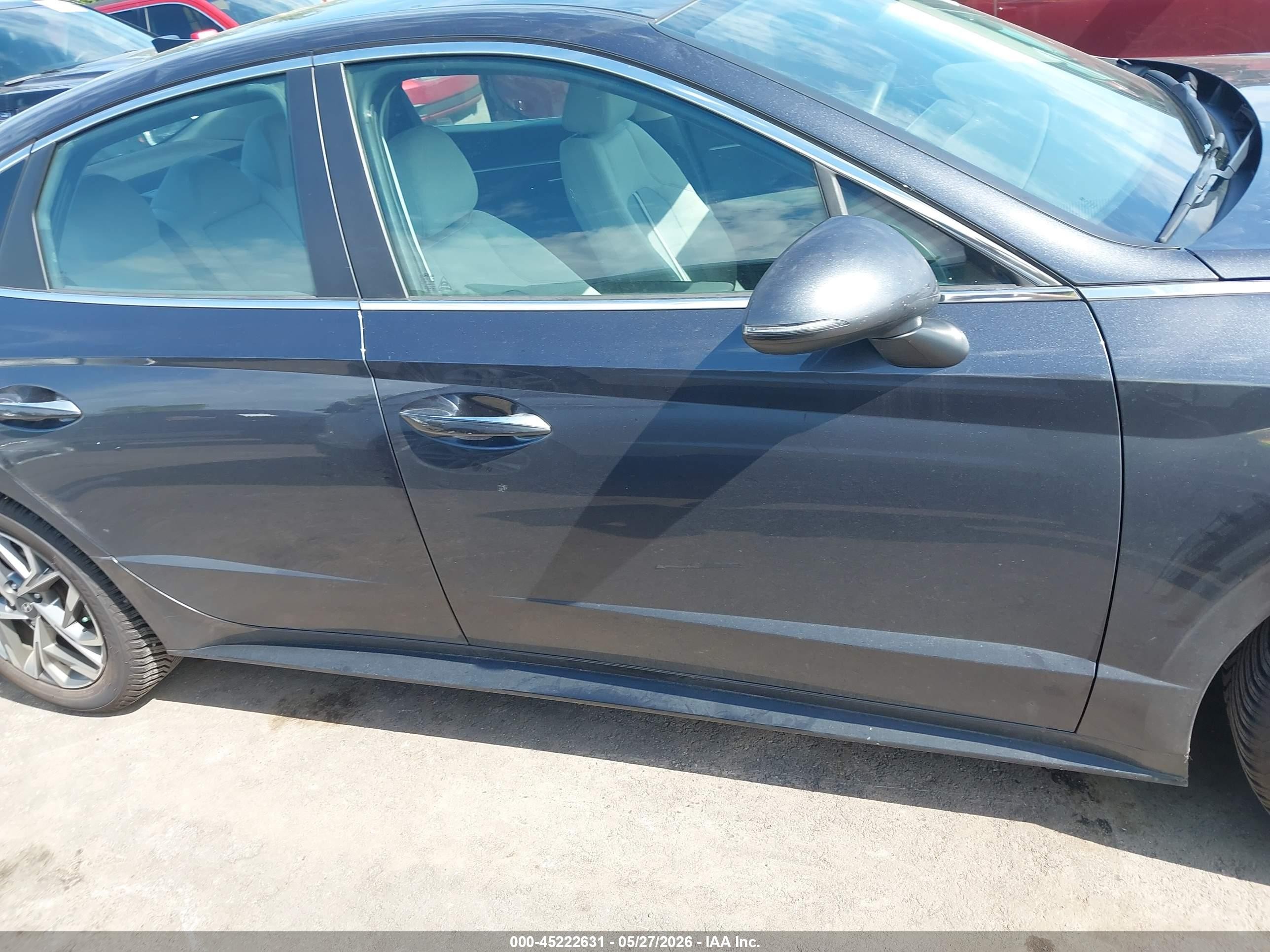 2020 Hyundai Sonata Sel Серый vin: 5NPEF4JA8LH010575