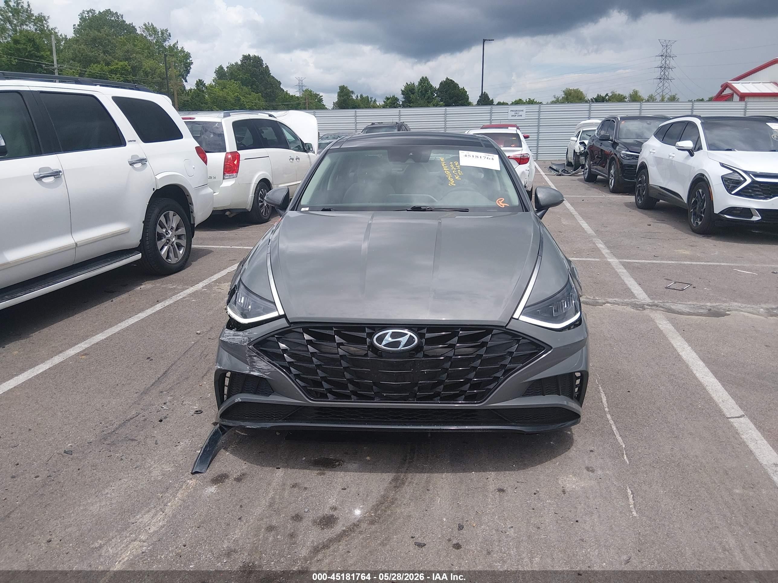 2021 Hyundai Sonata Sel Gray vin: 5NPEF4JA9MH124361