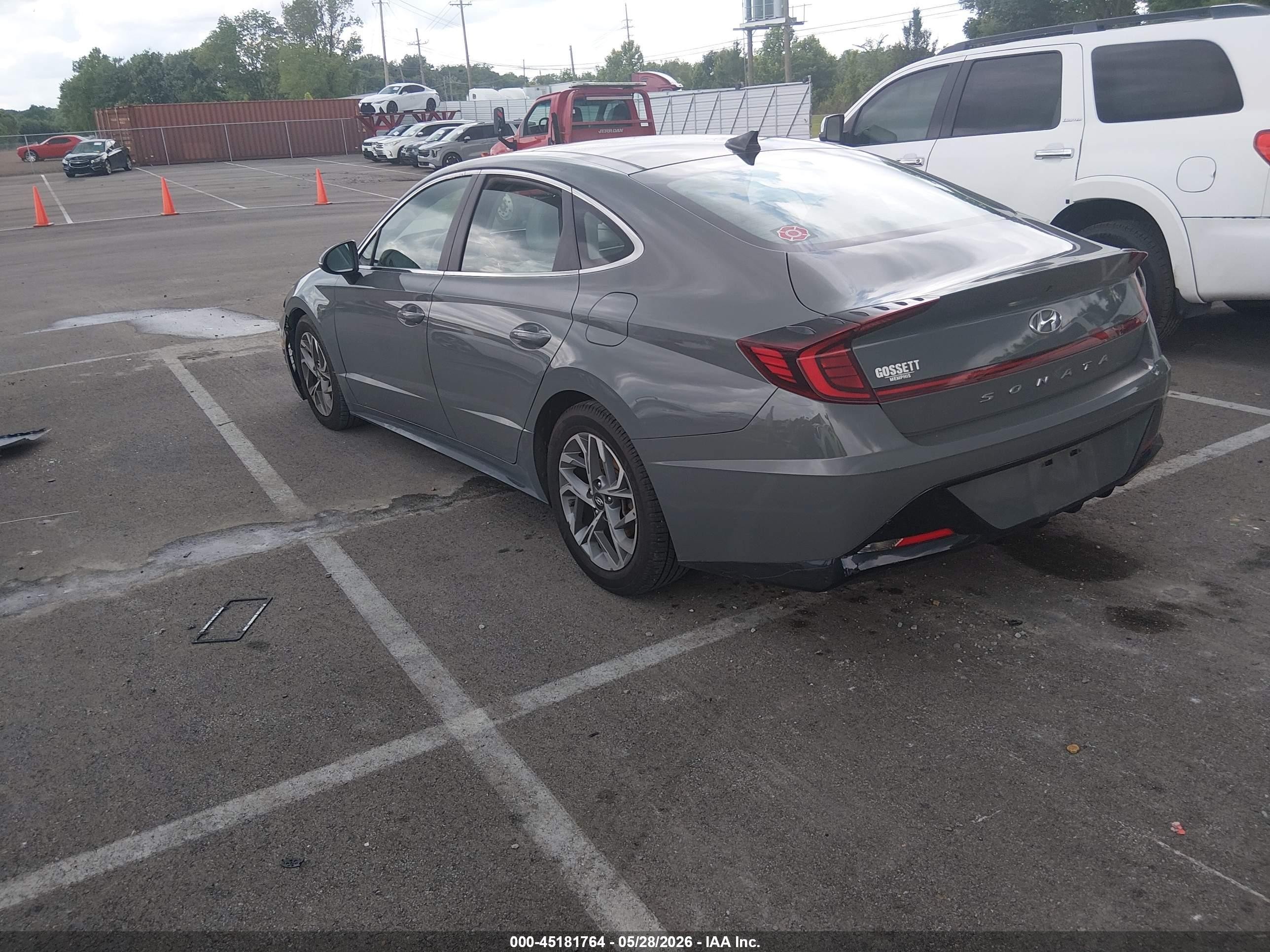 2021 Hyundai Sonata Sel Gray vin: 5NPEF4JA9MH124361
