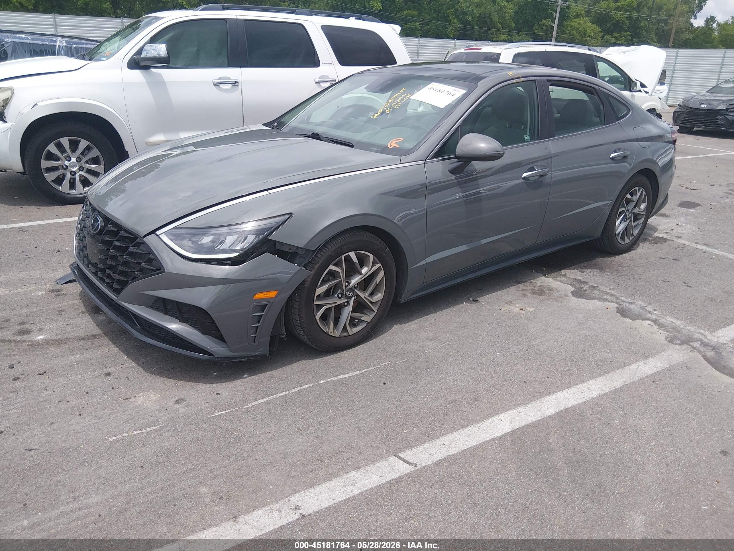 2021 Hyundai Sonata Sel Gray vin: 5NPEF4JA9MH124361