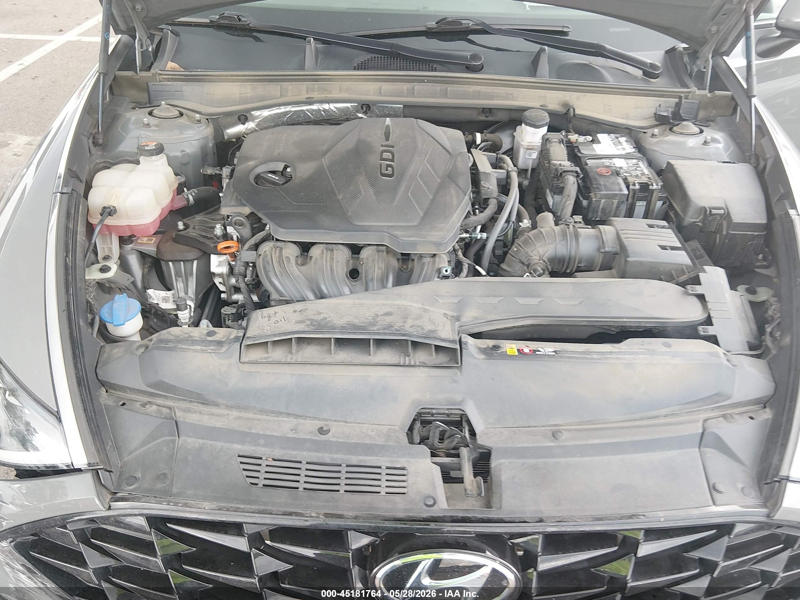 2021 Hyundai Sonata Sel Gray vin: 5NPEF4JA9MH124361