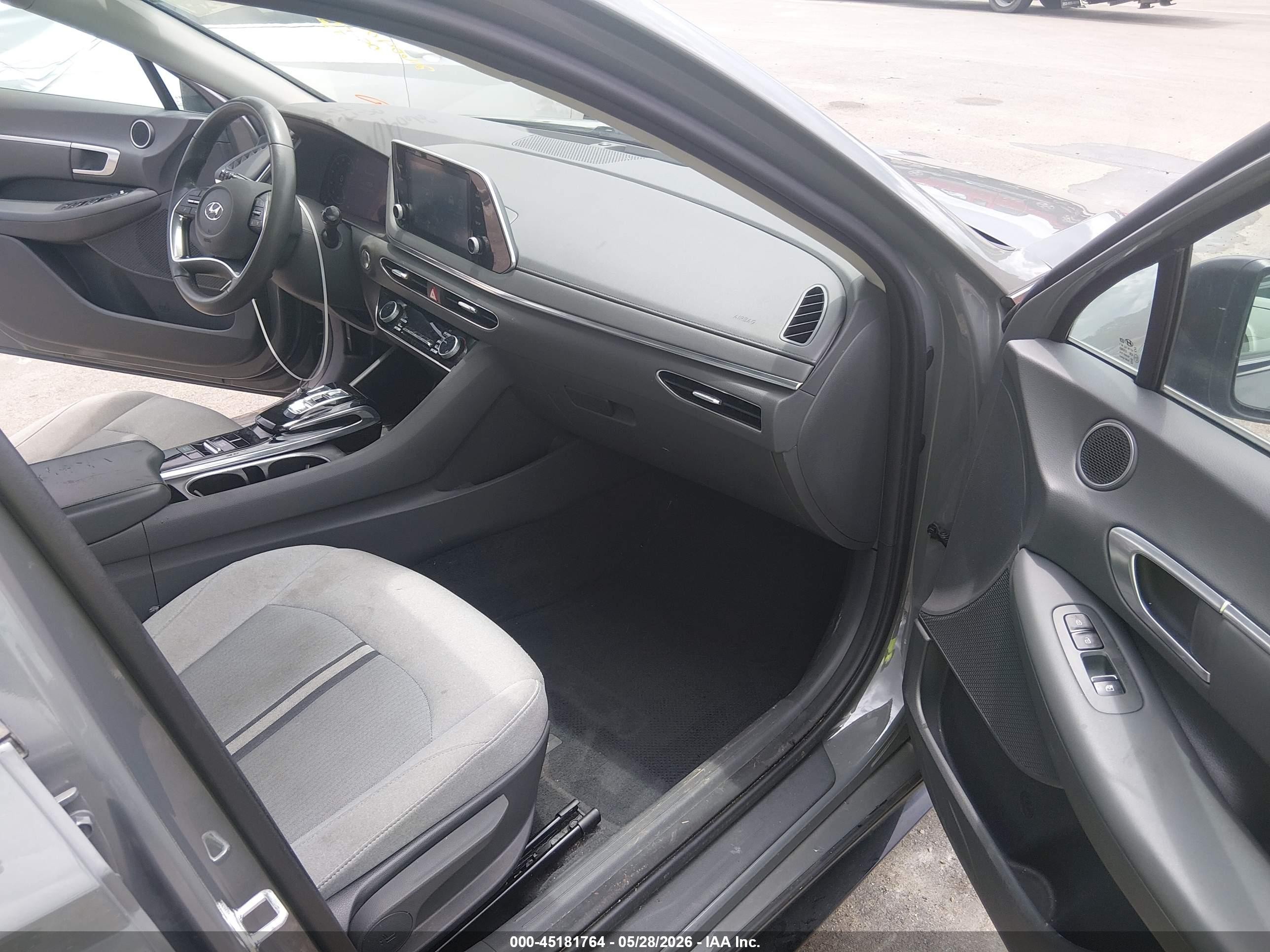 2021 Hyundai Sonata Sel Gray vin: 5NPEF4JA9MH124361