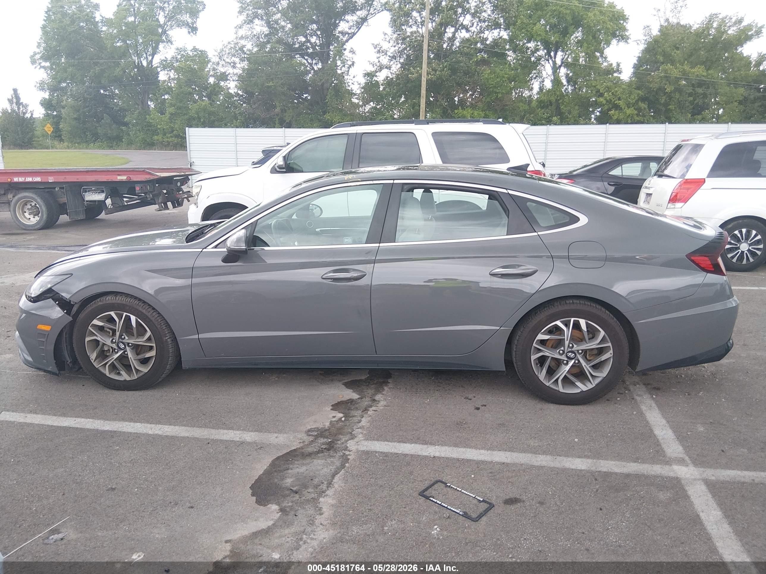 2021 Hyundai Sonata Sel Gray vin: 5NPEF4JA9MH124361