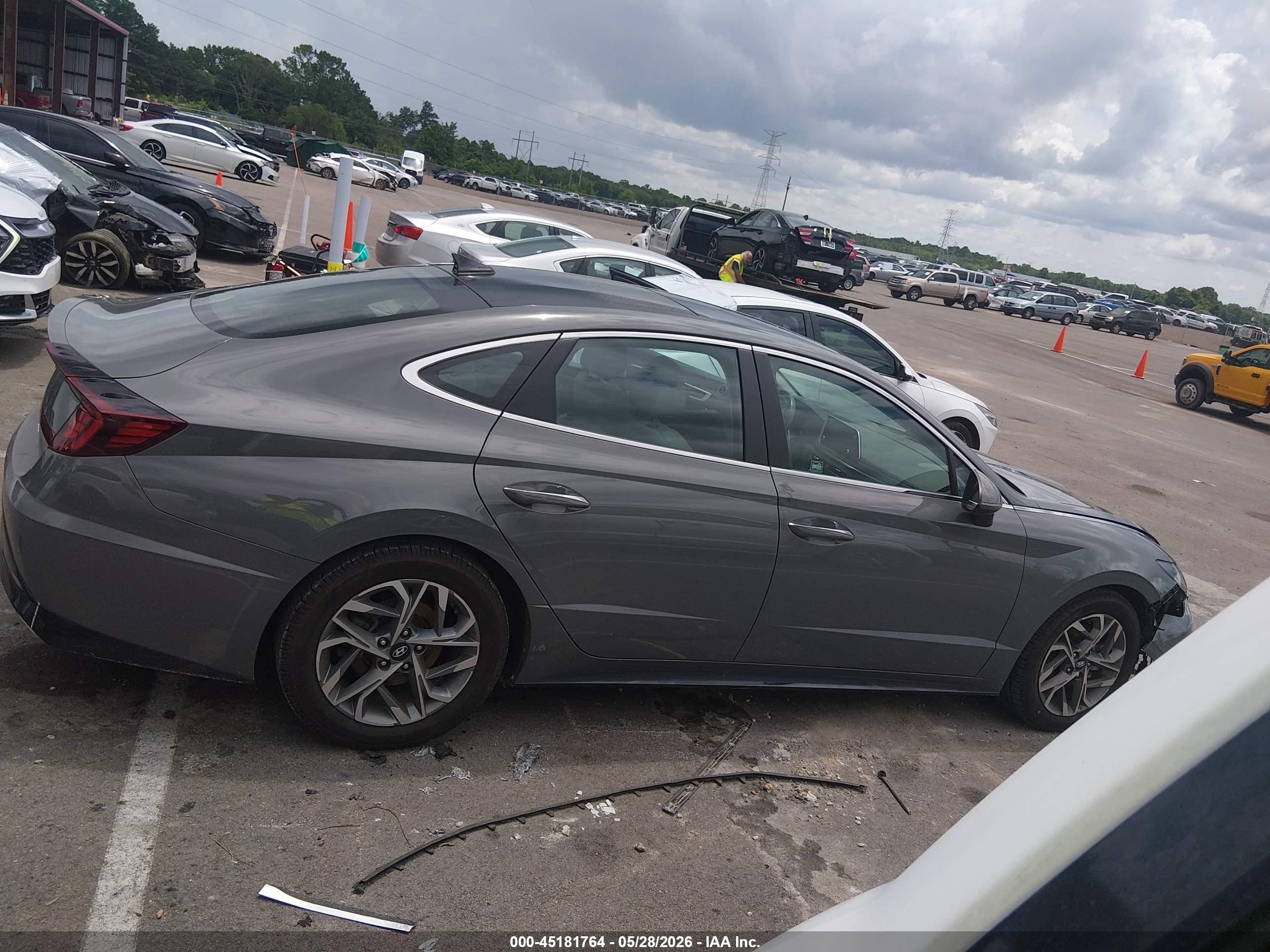 2021 Hyundai Sonata Sel Gray vin: 5NPEF4JA9MH124361