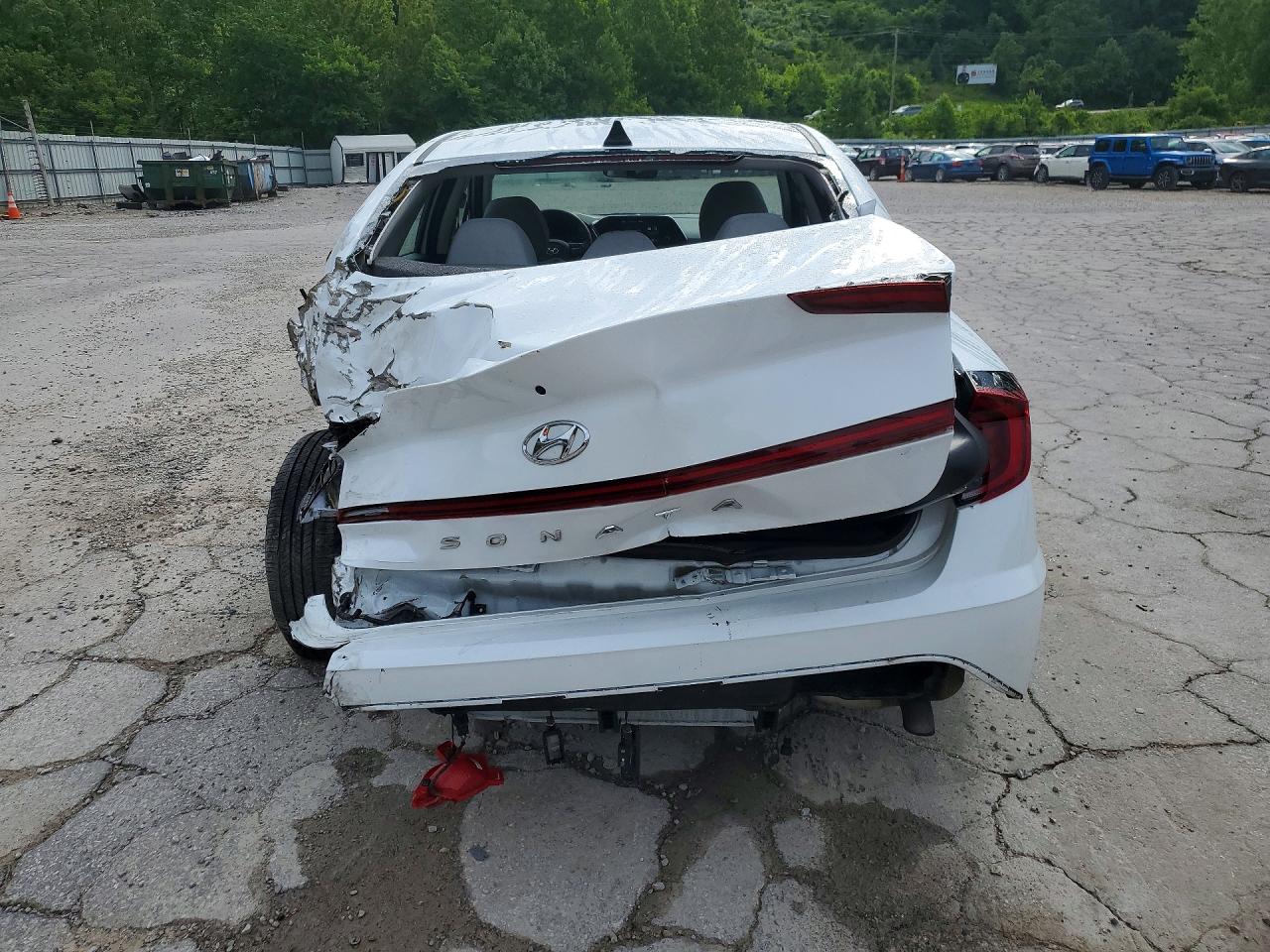 2021 Hyundai Sonata Se Белый vin: 5NPEG4JA0MH112869