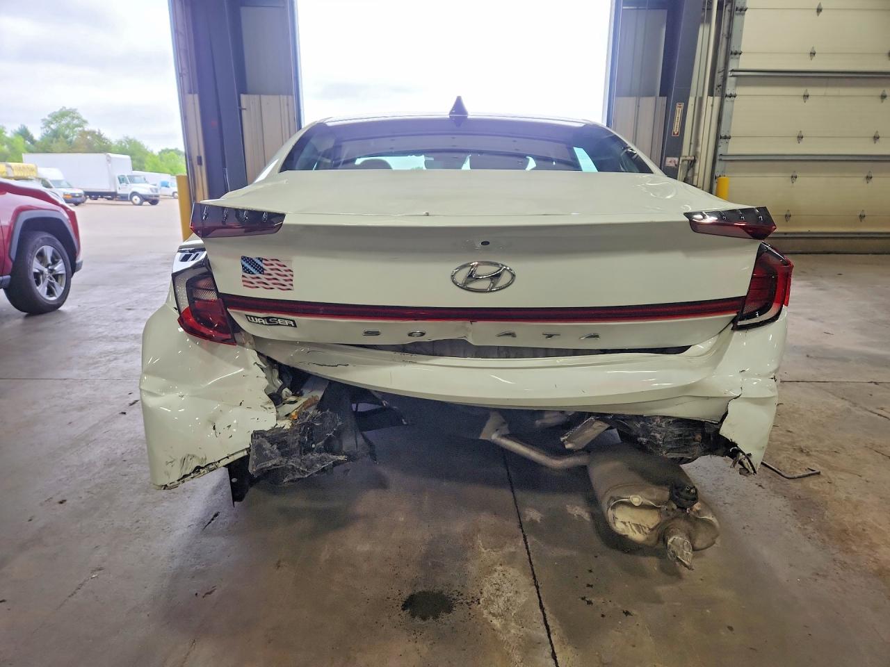 2020 Hyundai Sonata Se White vin: 5NPEG4JA2LH032973