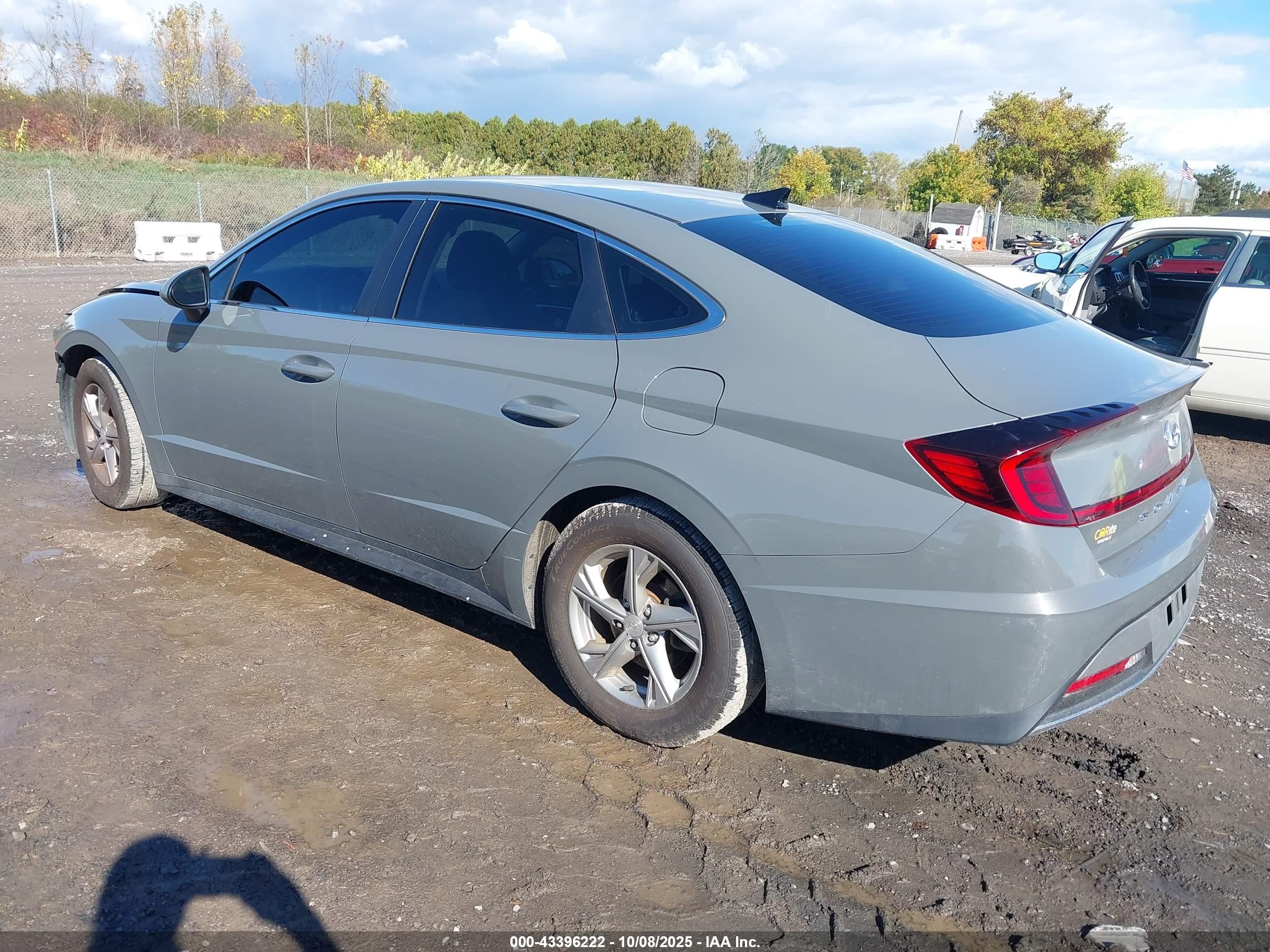 2021 Hyundai Sonata Se Серый vin: 5NPEG4JA4MH074935