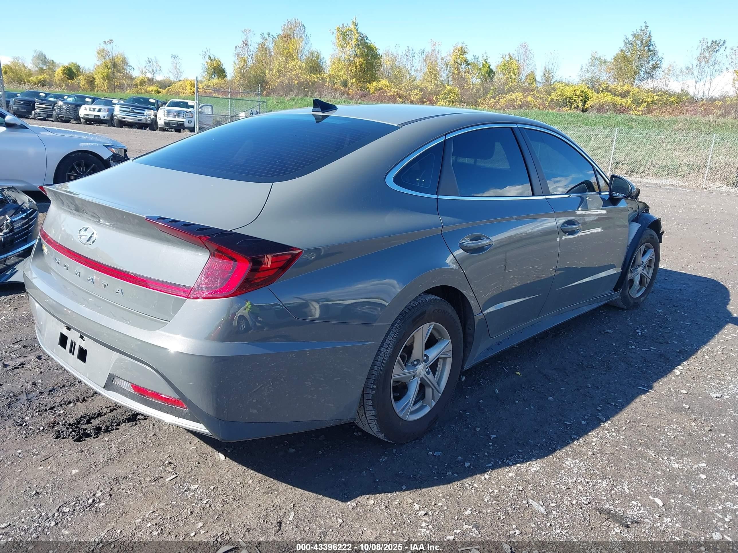2021 Hyundai Sonata Se Серый vin: 5NPEG4JA4MH074935