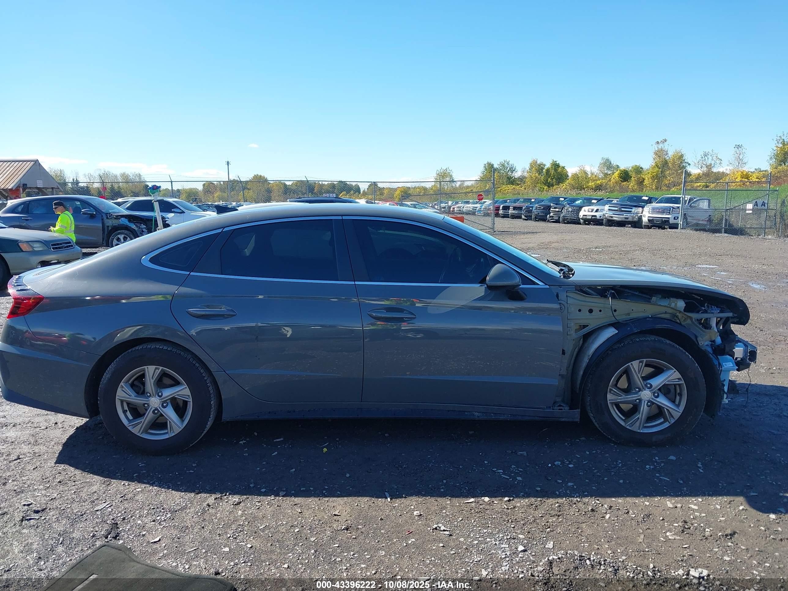 2021 Hyundai Sonata Se Серый vin: 5NPEG4JA4MH074935