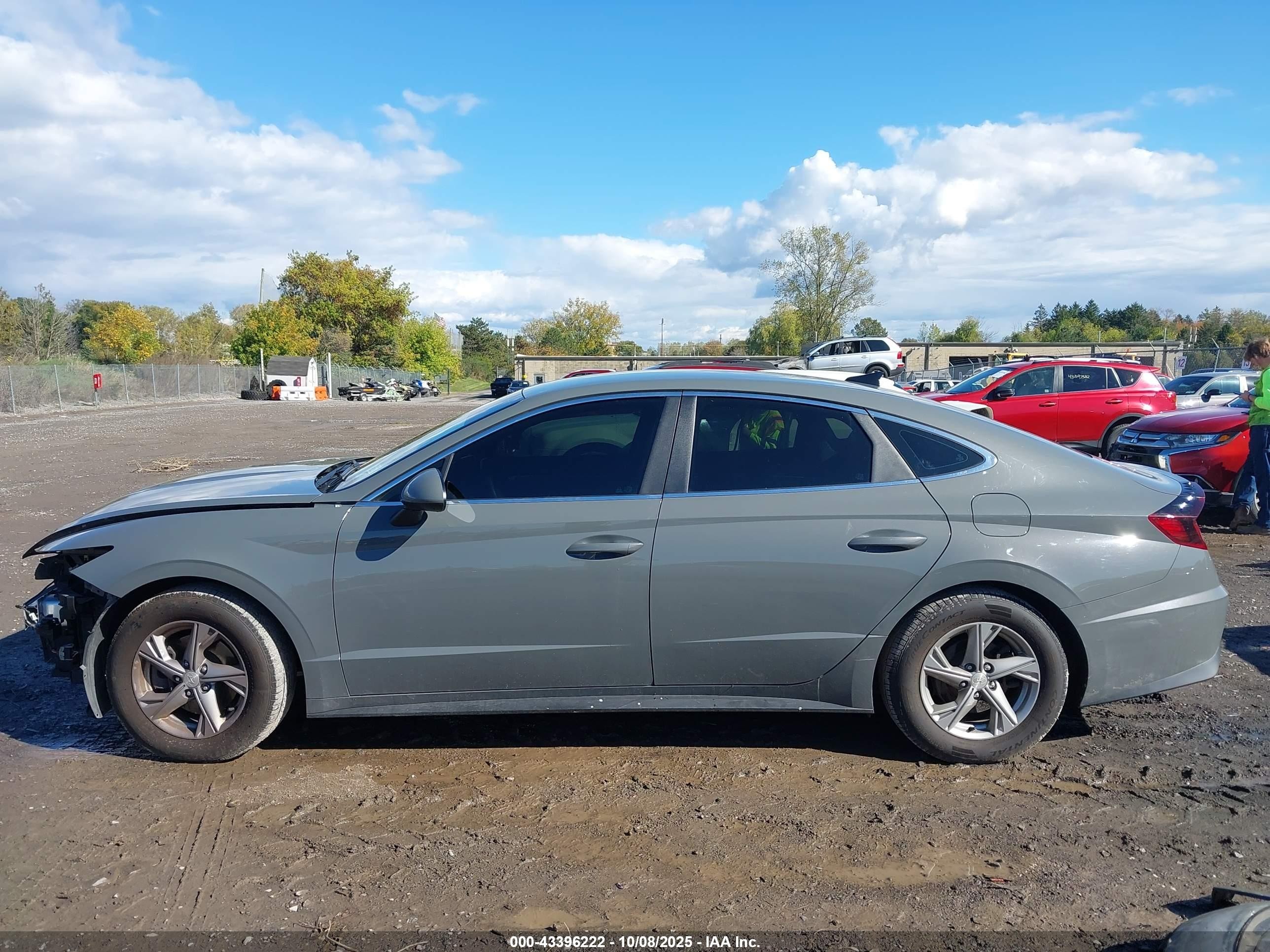 2021 Hyundai Sonata Se Серый vin: 5NPEG4JA4MH074935