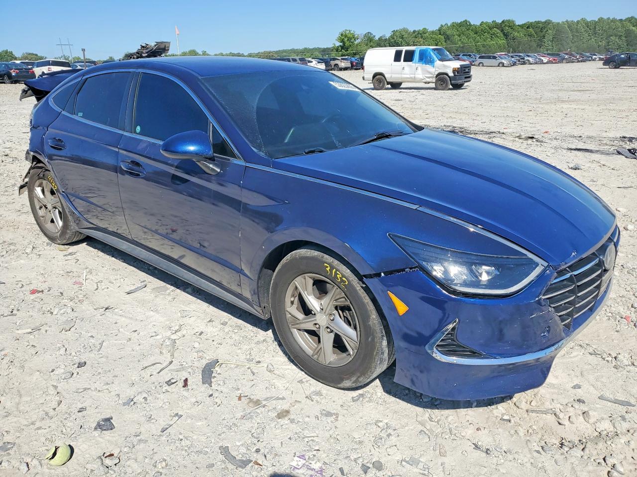 2021 Hyundai Sonata Se Blue vin: 5NPEG4JA4MH094974