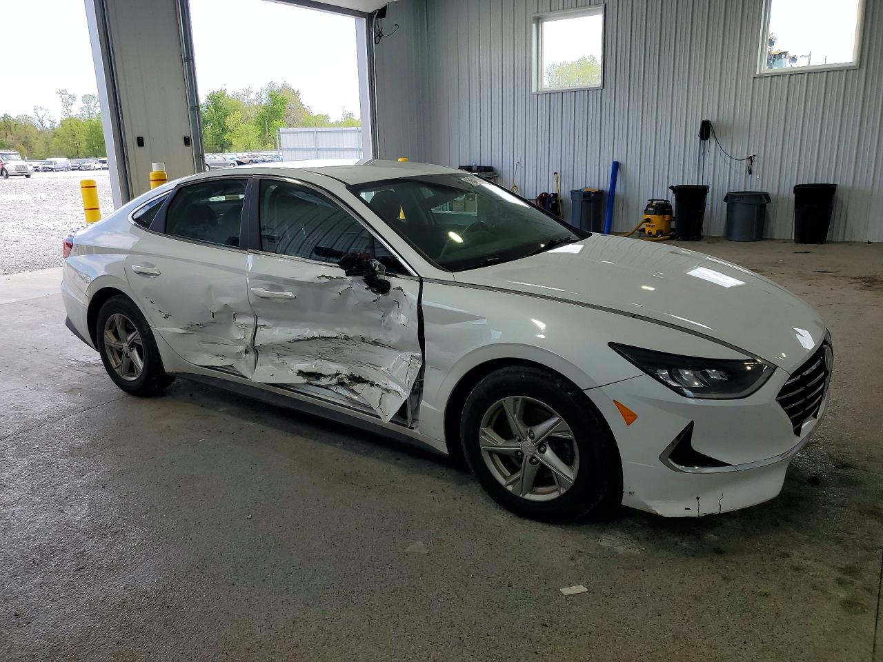2020 Hyundai Sonata Se White vin: 5NPEG4JA6LH056290