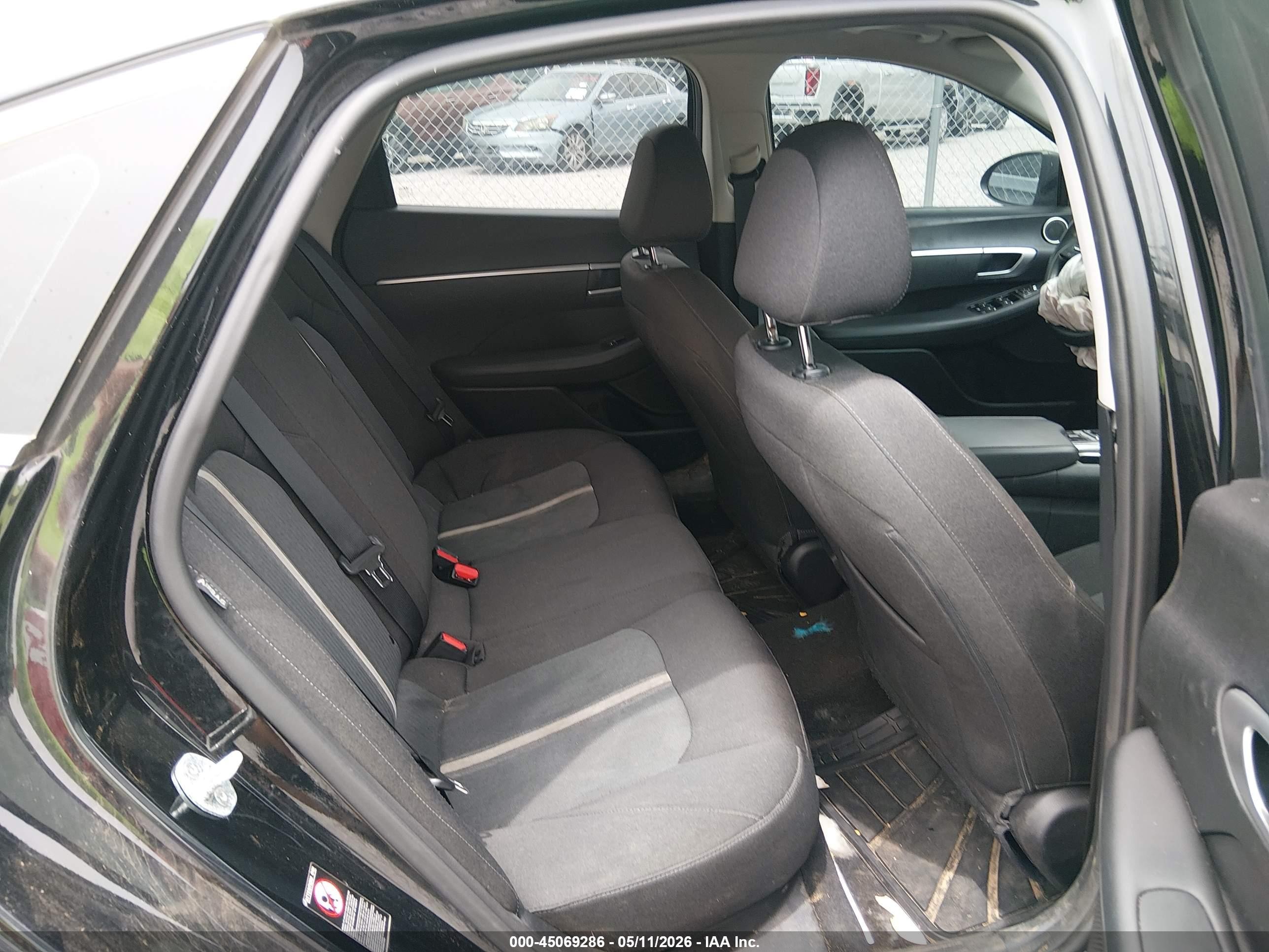 2022 Hyundai Sonata Se Черный vin: 5NPEG4JA6NH135204