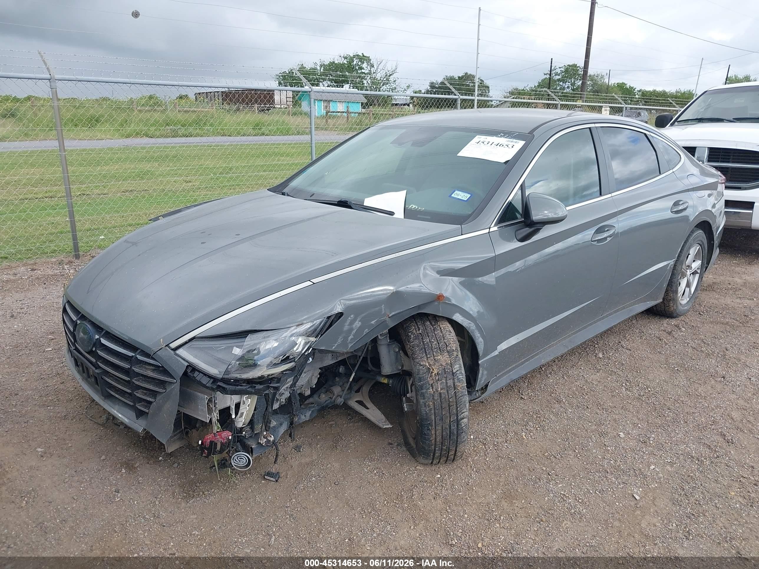 2021 Hyundai Sonata Se Серый vin: 5NPEG4JA8MH076509