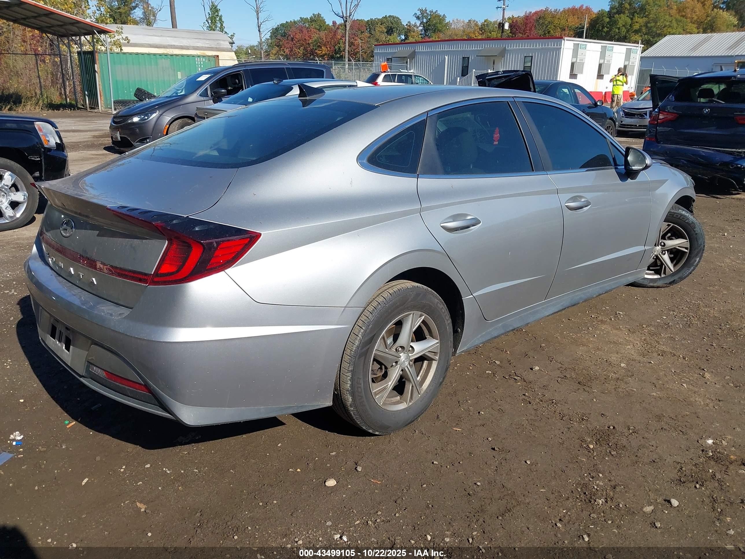 2022 Hyundai Sonata Se Silver vin: 5NPEG4JA8NH135348