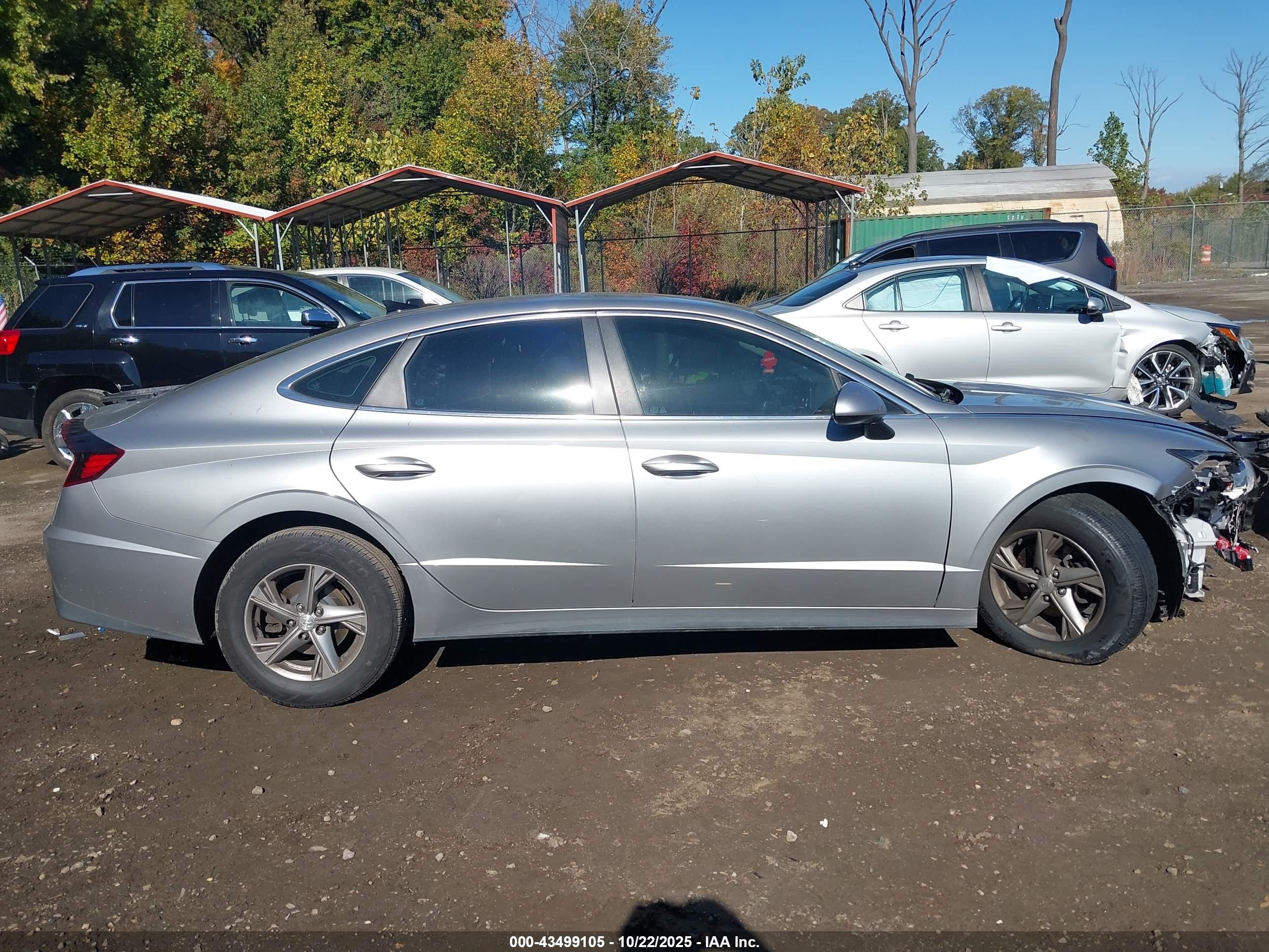 2022 Hyundai Sonata Se Silver vin: 5NPEG4JA8NH135348