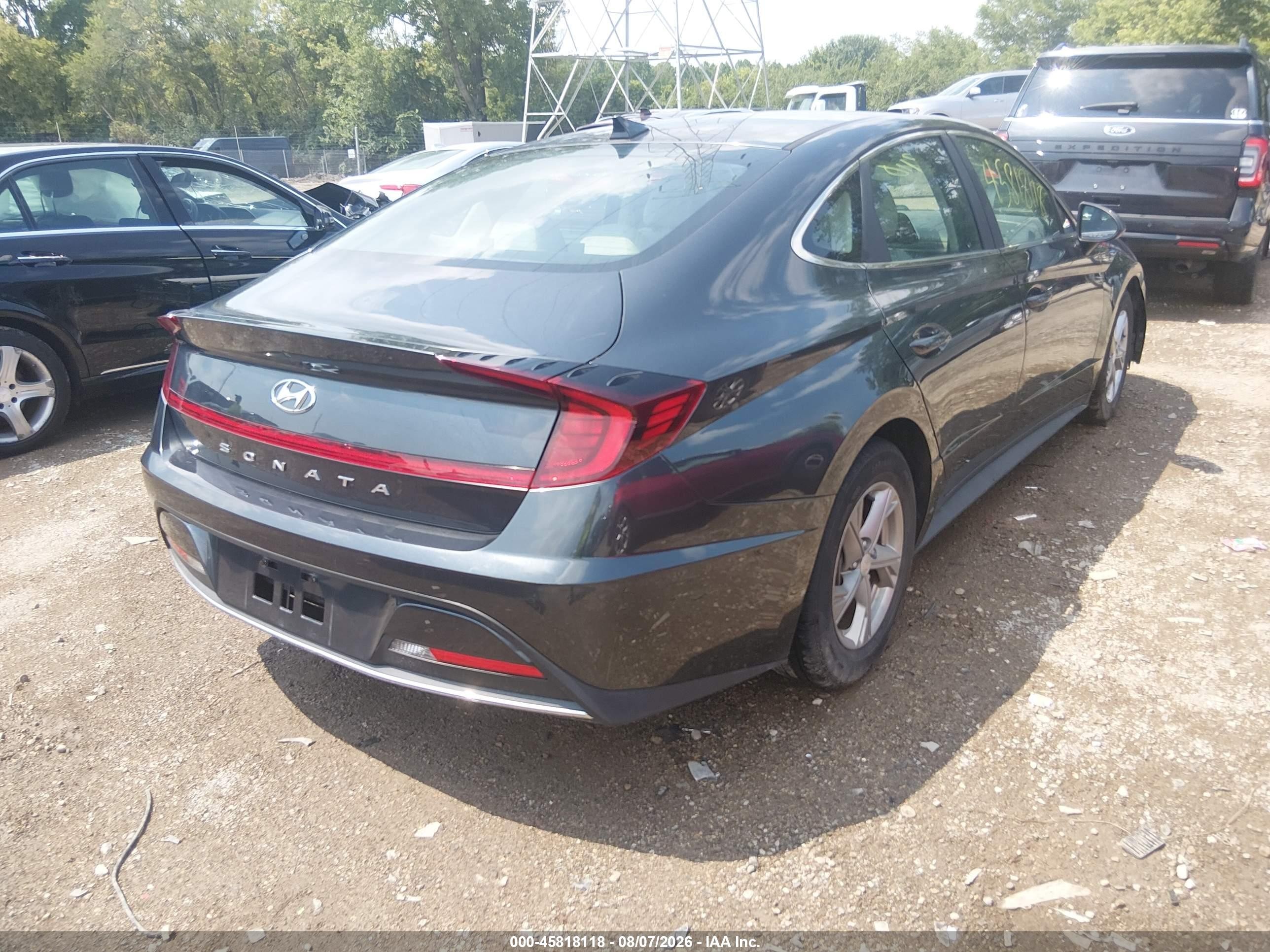 2020 Hyundai Sonata Se Gray vin: 5NPEG4JAXLH032039