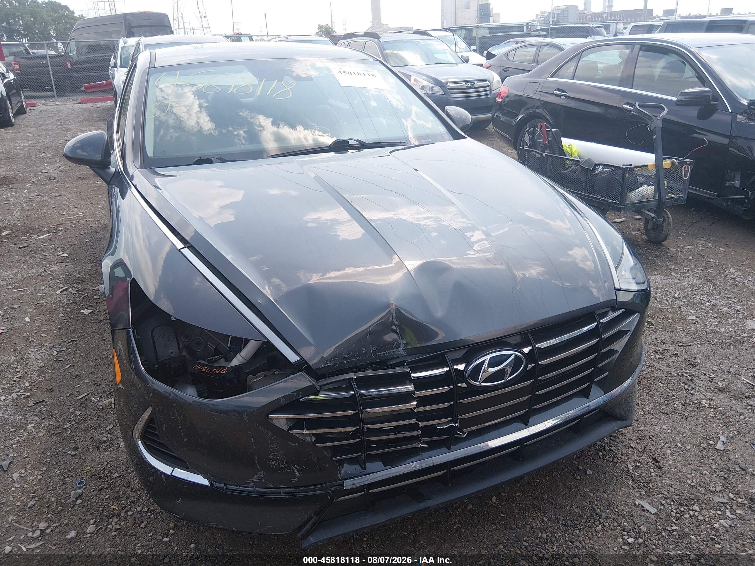 2020 Hyundai Sonata Se Gray vin: 5NPEG4JAXLH032039