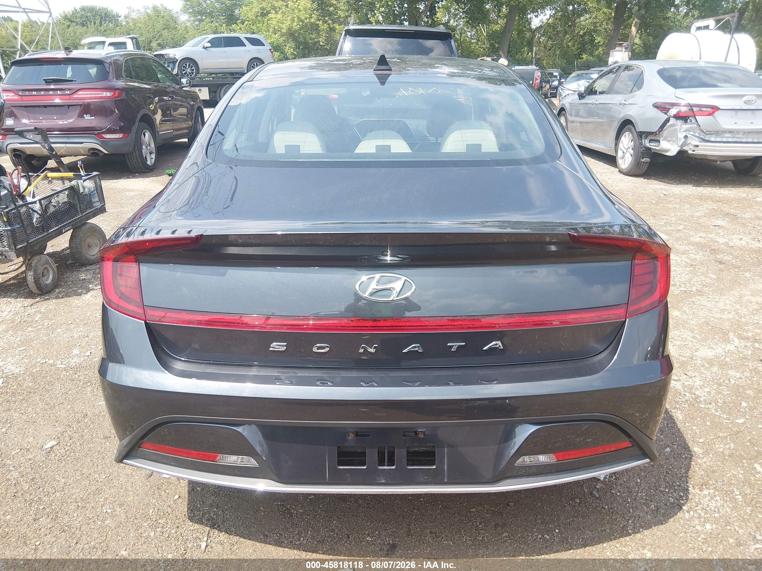 2020 Hyundai Sonata Se Gray vin: 5NPEG4JAXLH032039