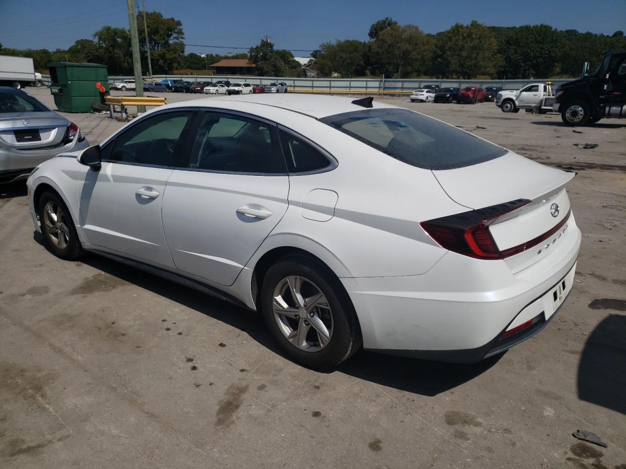 2021 Hyundai Sonata Se White vin: 5NPEG4JAXMH110157