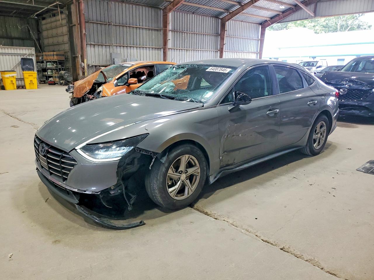 2021 Hyundai Sonata Se Gray vin: 5NPEG4JAXMH110188