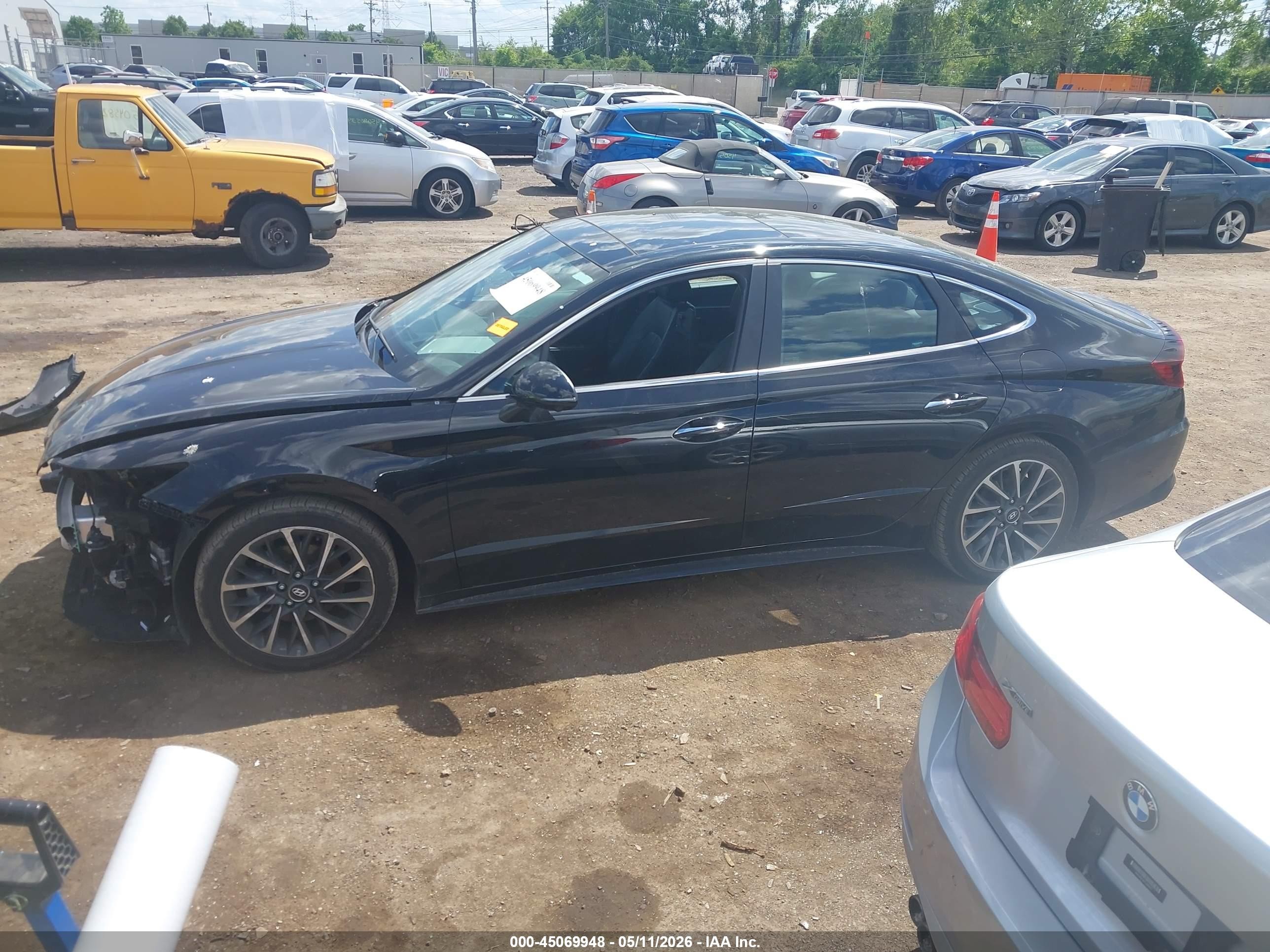 2020 Hyundai Sonata Limited Black vin: 5NPEH4J20LH012534