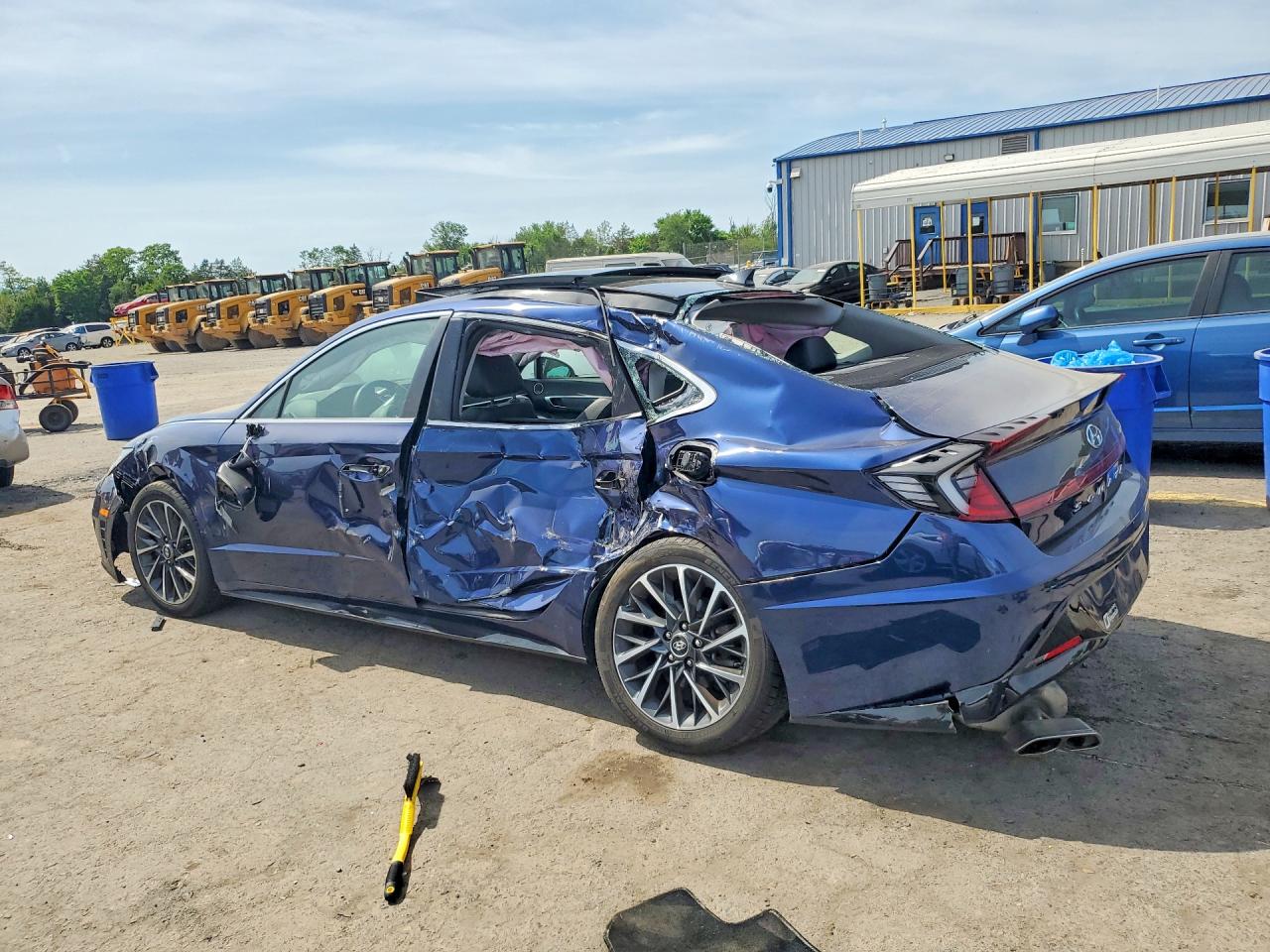 2020 Hyundai Sonata Limited Blue vin: 5NPEH4J20LH015613