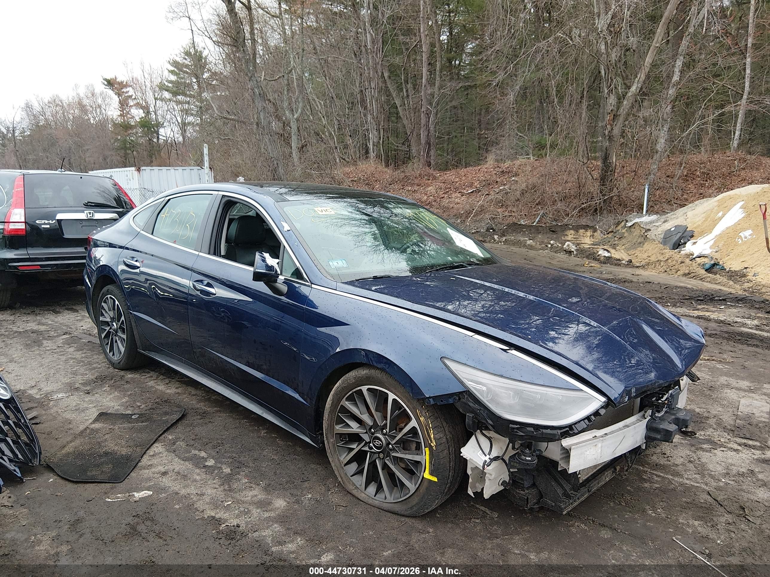 2020 Hyundai Sonata Limited Blue vin: 5NPEH4J20LH042780