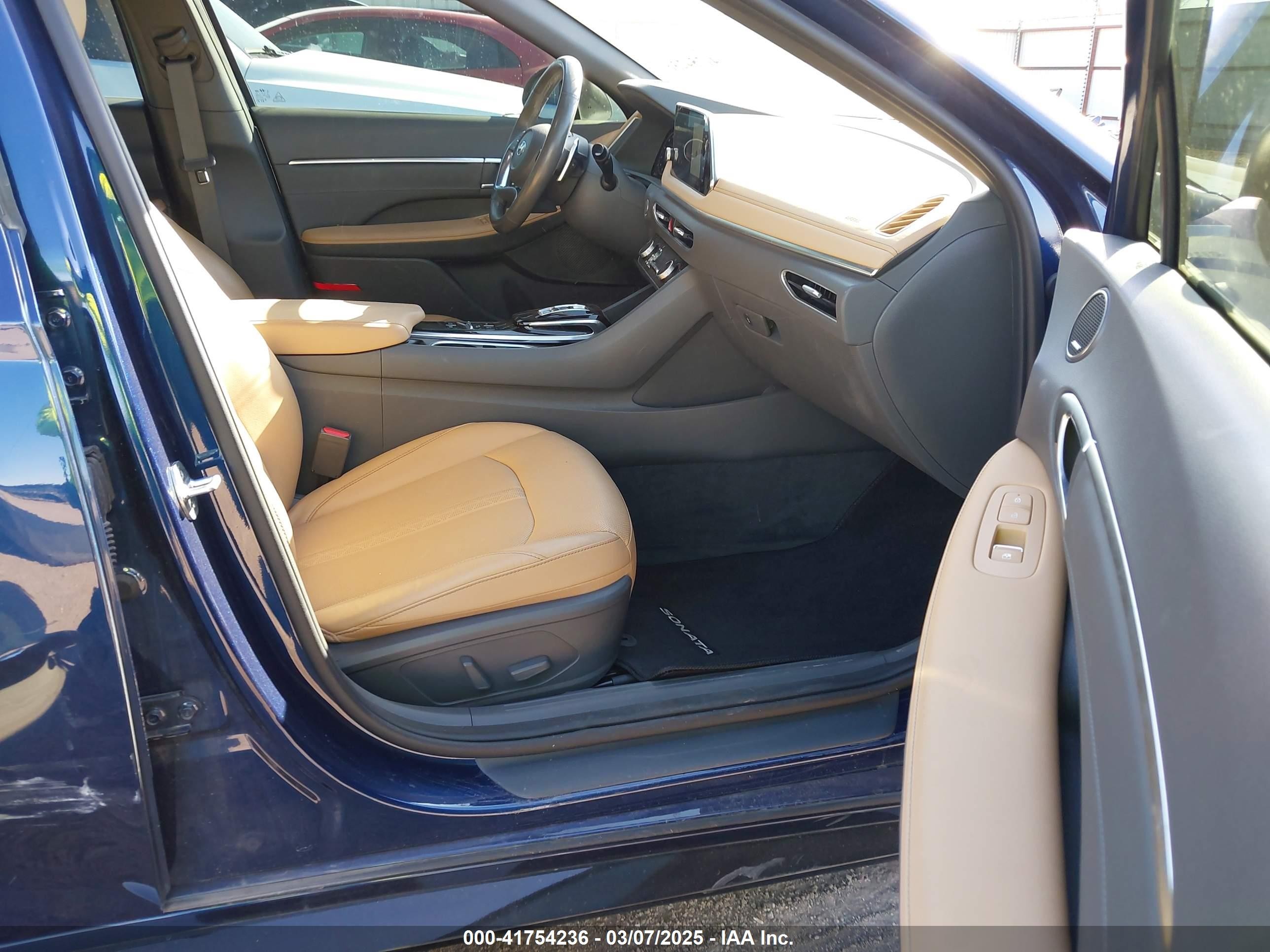 2020 Hyundai Sonata Limited Синий vin: 5NPEH4J20LH059496