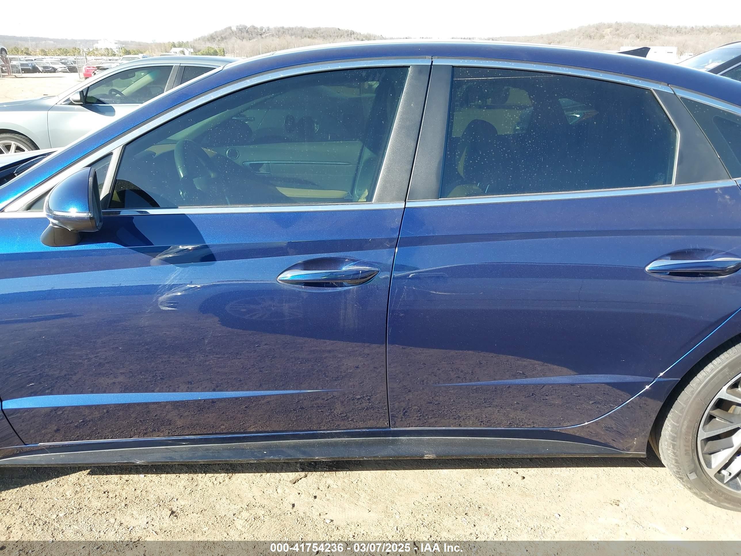 2020 Hyundai Sonata Limited Синий vin: 5NPEH4J20LH059496
