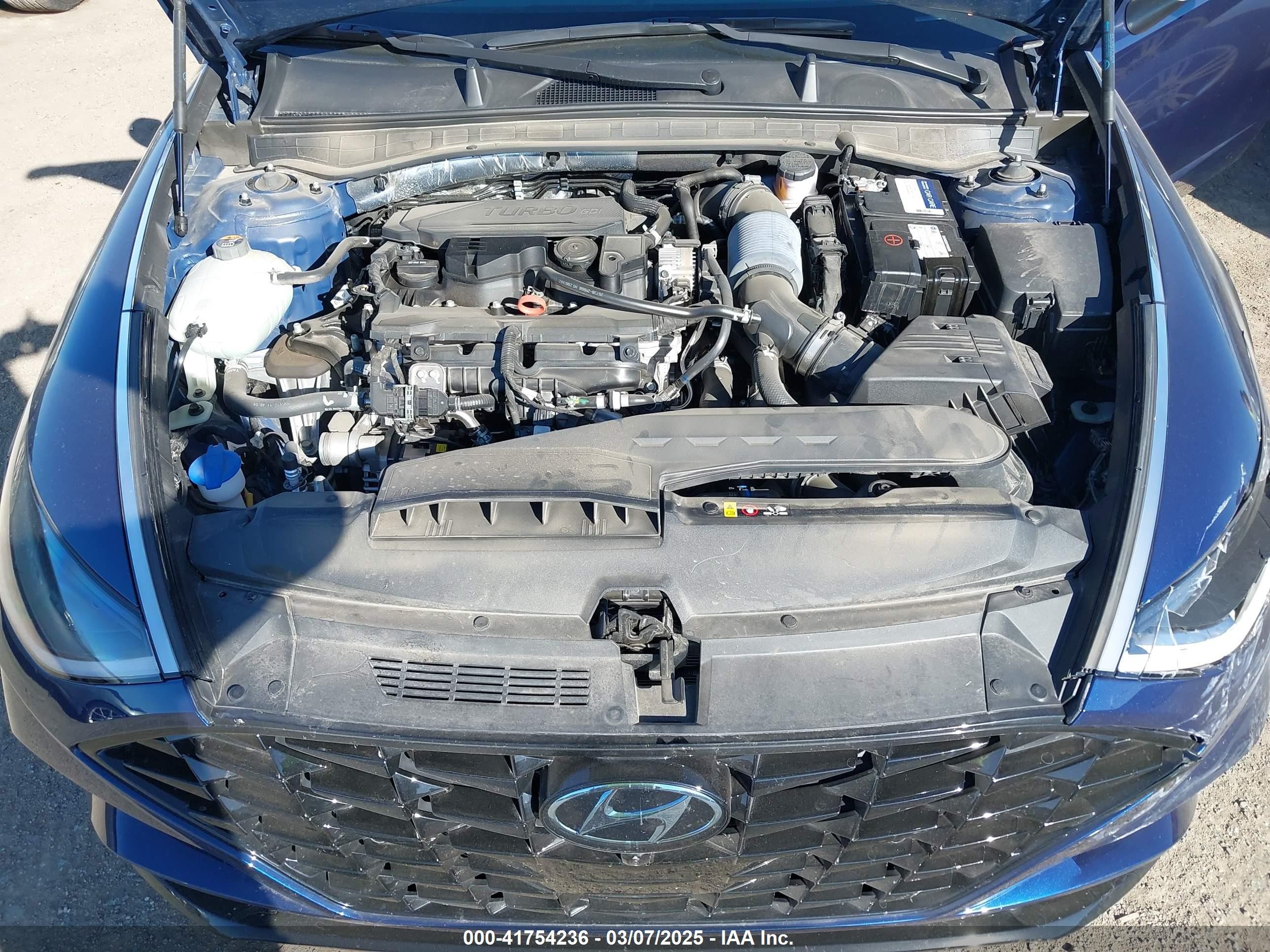 2020 Hyundai Sonata Limited Синий vin: 5NPEH4J20LH059496