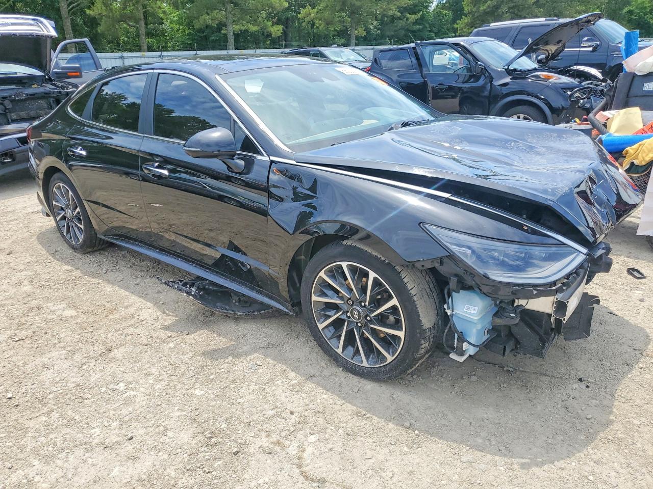 2020 Hyundai Sonata Limited Black vin: 5NPEH4J21LH021307