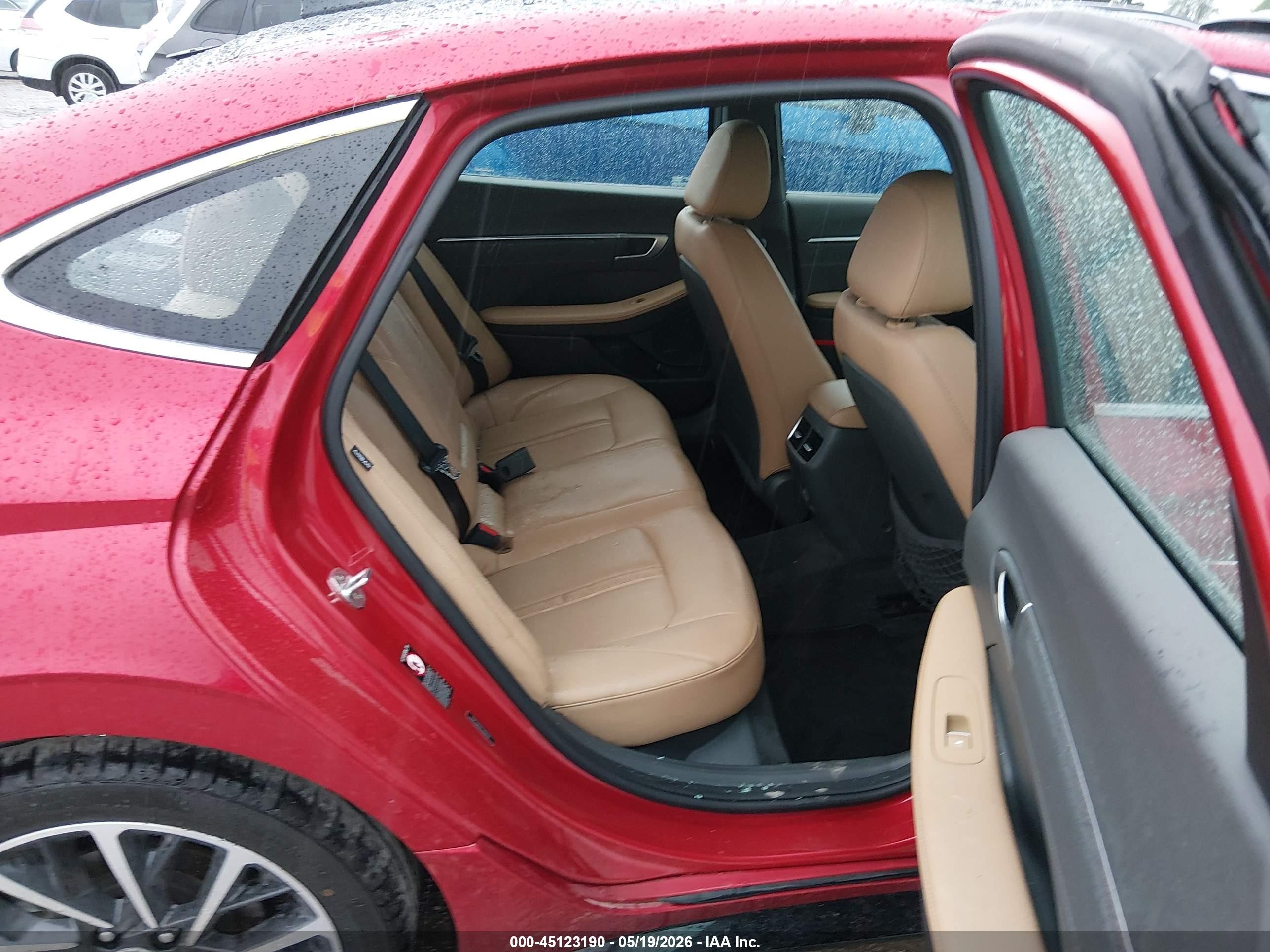 2020 Hyundai Sonata Limited Red vin: 5NPEH4J22LH010770