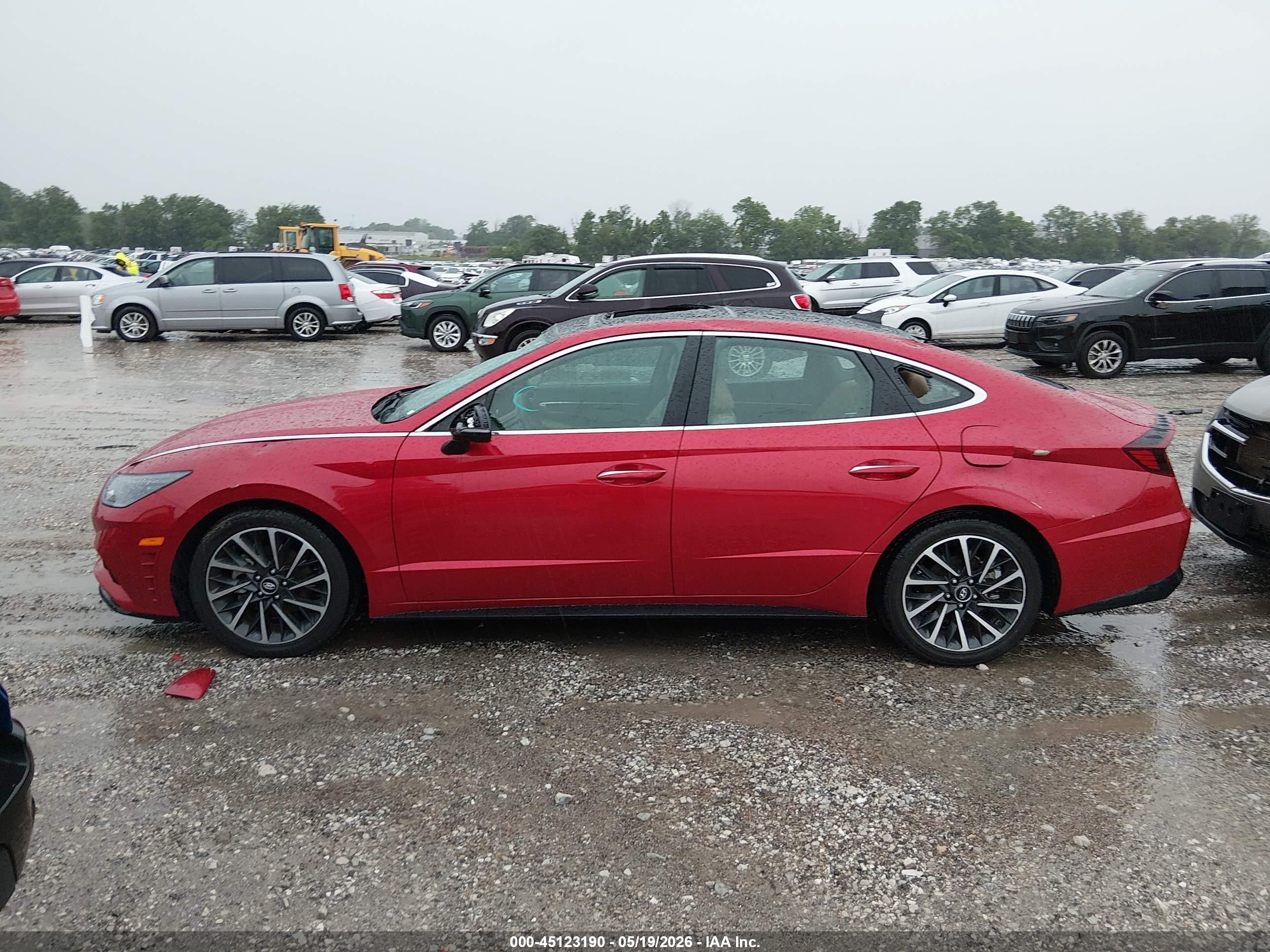 2020 Hyundai Sonata Limited Red vin: 5NPEH4J22LH010770