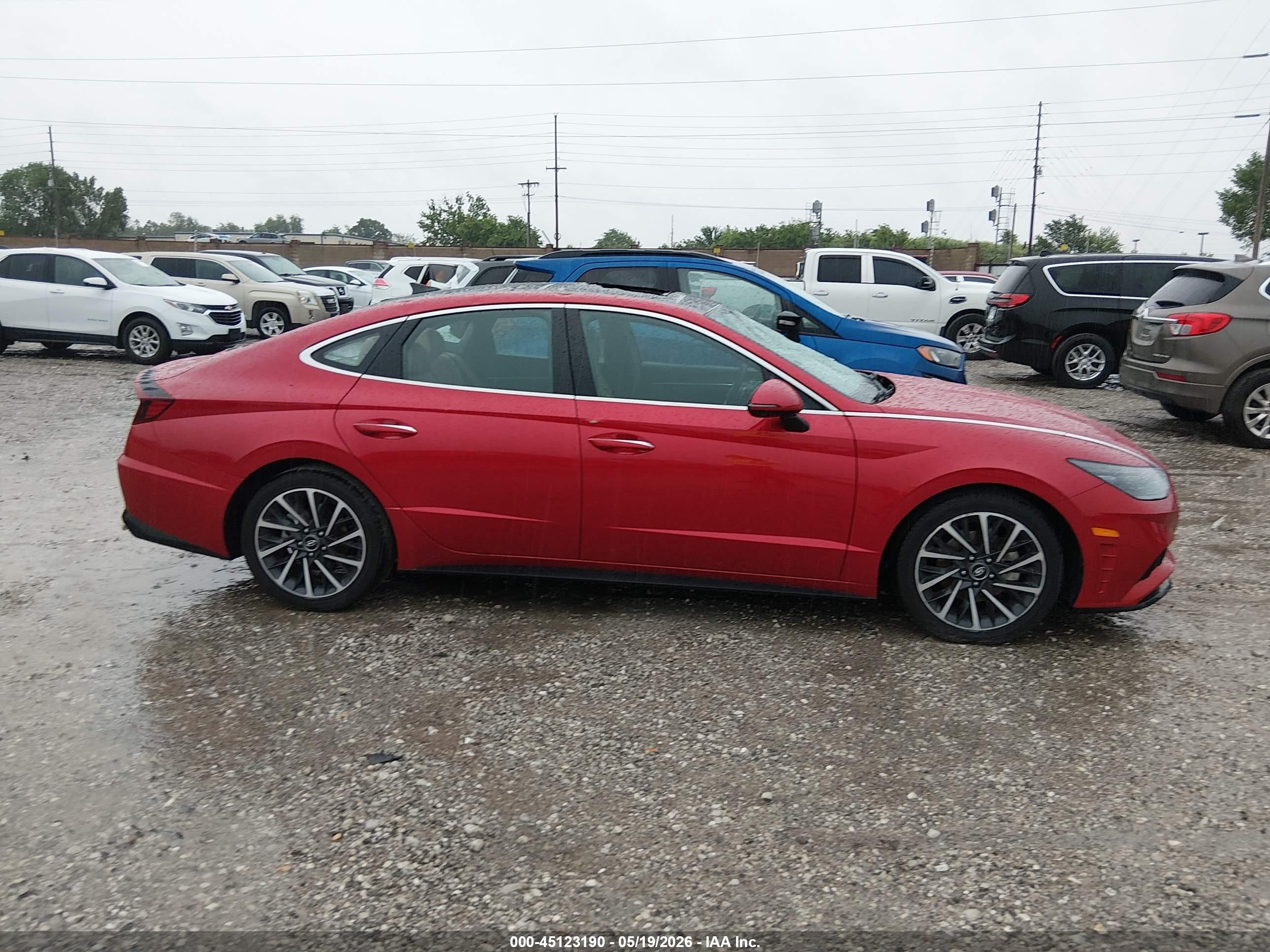 2020 Hyundai Sonata Limited Red vin: 5NPEH4J22LH010770