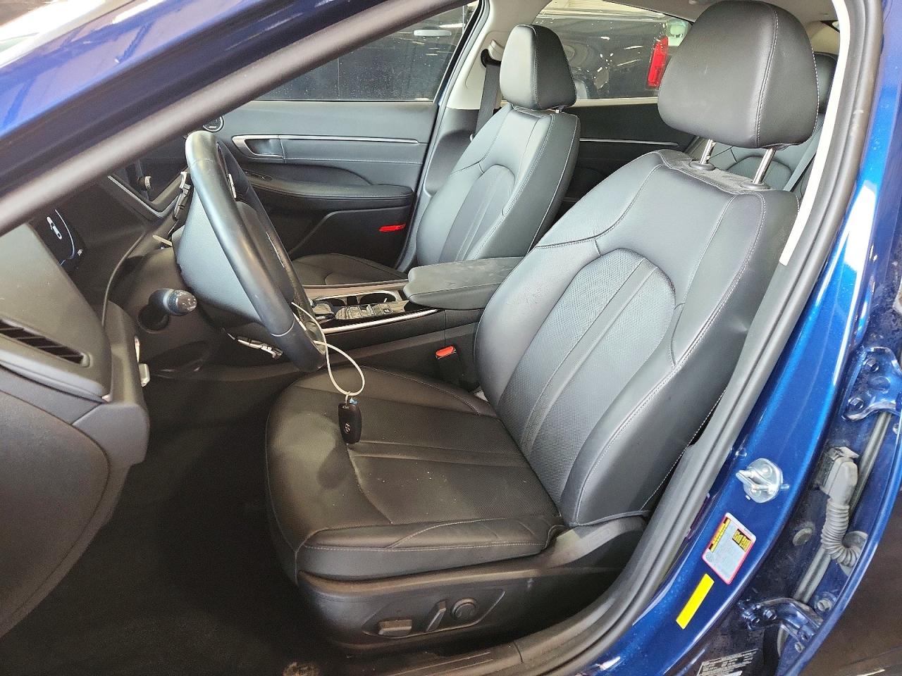 2021 Hyundai Sonata Limited Синий vin: 5NPEH4J22MH088130